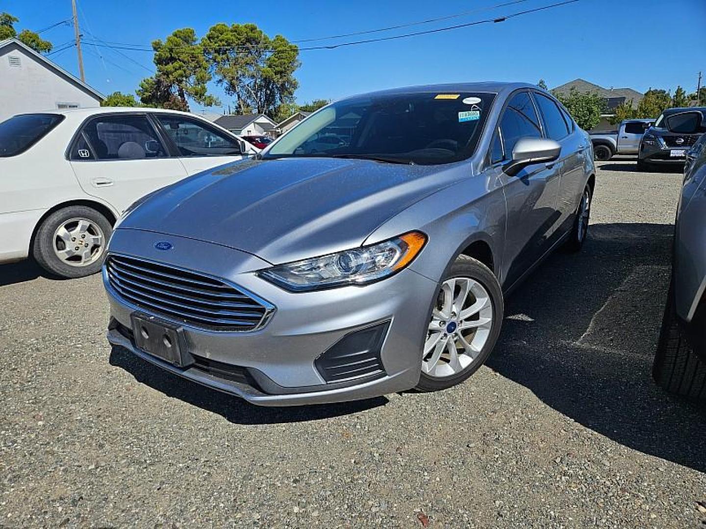 2020 SILVER Ford Fusion Hybrid (3FA6P0LU6LR) with an 4-Cyl Hybrid 2.0 Liter engine, Automatic eCVT transmission, located at 246 E Walker St., Orland, 95963, (530) 865-5800, 39.747589, -122.178398 - Photo#1