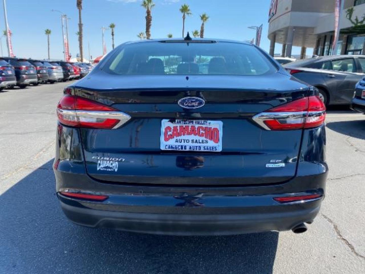 2020 black Ford Fusion (3FA6P0HD1LR) with an 4-Cyl EcoBoost Turbo 1.5 Liter engine, Automatic 6-Spd w/SelectShift transmission, located at 412 Auto Vista Drive, Palmdale, 93551, (661) 945-0620, 34.592636, -118.136681 - Photo#6