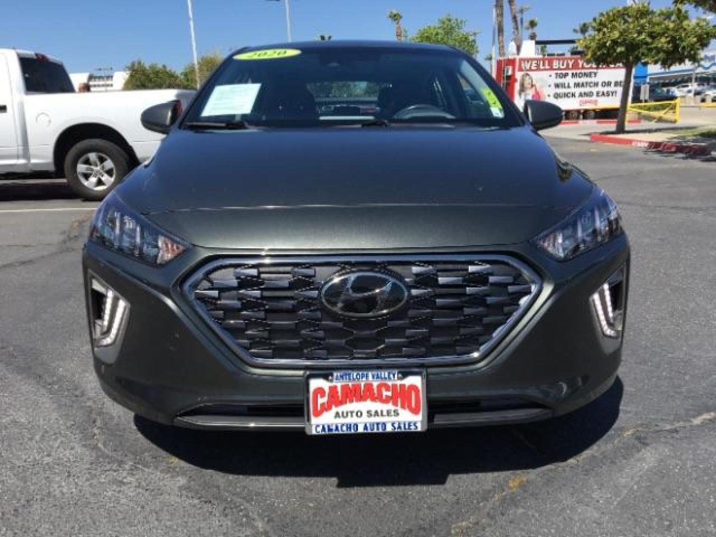 2020 GRAY Hyundai Ioniq Hybrid (KMHC85LC0LU) with an 4-Cyl Hybrid 1.6 Liter engine, Auto 6-Spd EcoShift transmission, located at 412 Auto Vista Drive, Palmdale, 93551, (661) 945-0620, 34.592636, -118.136681 - Photo#2