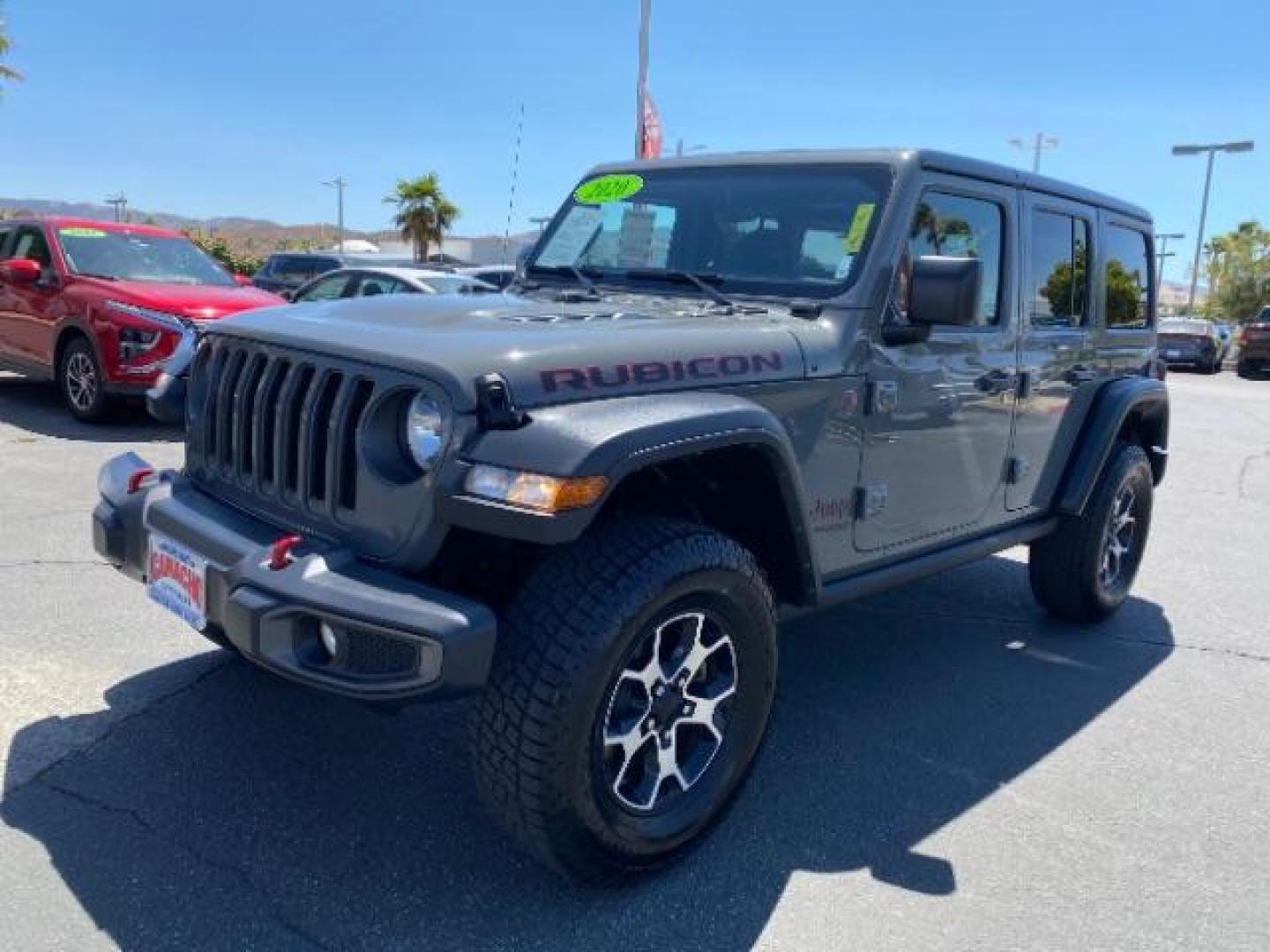 2020 GRAY Jeep Wrangler Unlimited (1C4HJXFN1LW) with an 4-Cyl Turbo 2.0 Liter engine, Automatic transmission, located at 412 Auto Vista Drive, Palmdale, 93551, (661) 945-0620, 34.592636, -118.136681 - Photo#2