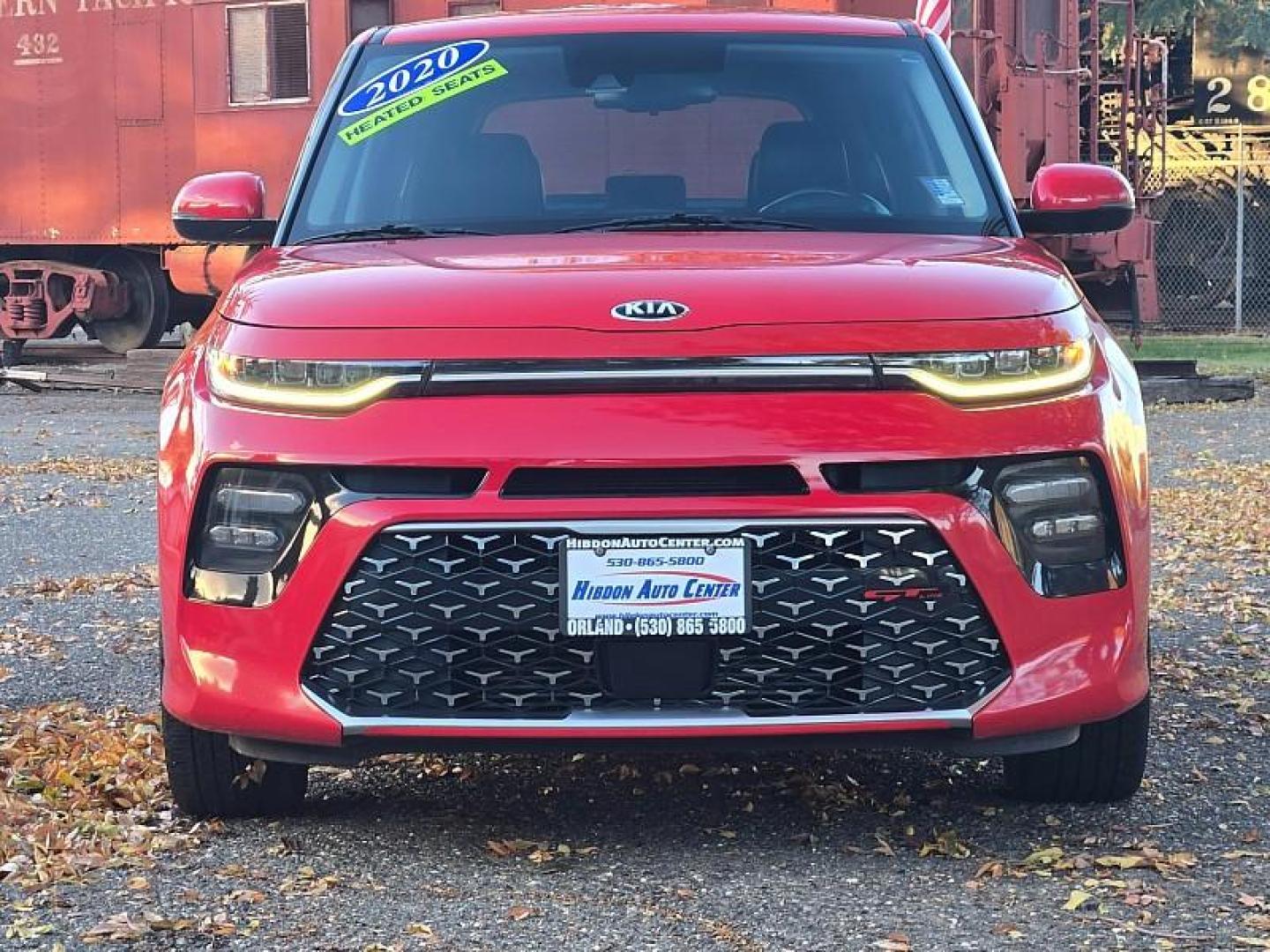 2020 RED Kia Soul (KNDJ53AF2L7) with an 4-Cyl Turbo 1.6 Liter engine, Automatic 7-Spd w/Dual-Clutch transmission, located at 246 E Walker St., Orland, 95963, (530) 865-5800, 39.747589, -122.178398 - Photo#1