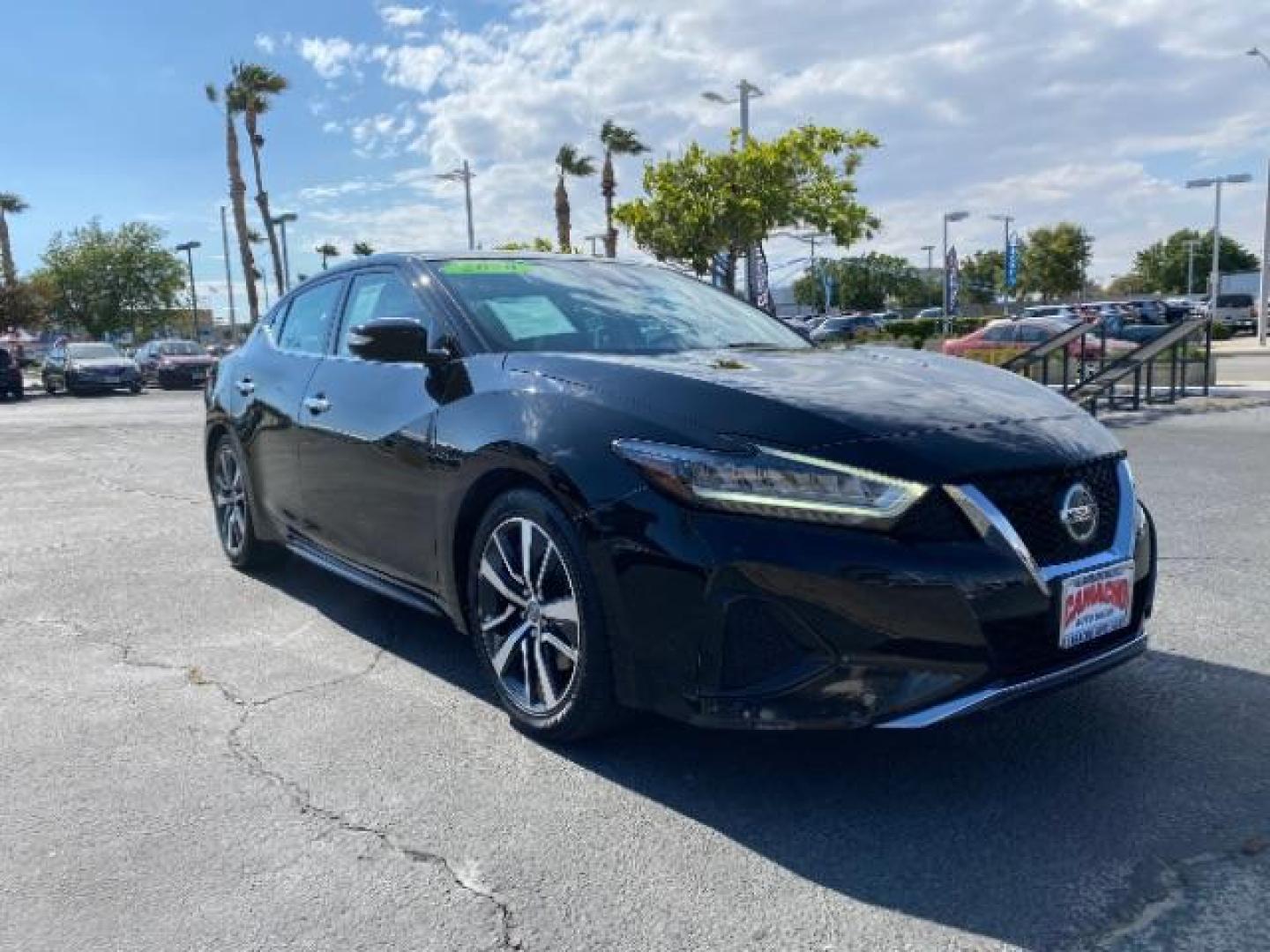 2020 BLACK Nissan Maxima (1N4AA6CV2LC) with an V6 3.5 Liter engine, Automatic Xtronic CVT transmission, located at 412 Auto Vista Drive, Palmdale, 93551, (661) 945-0620, 34.592636, -118.136681 - Photo#0