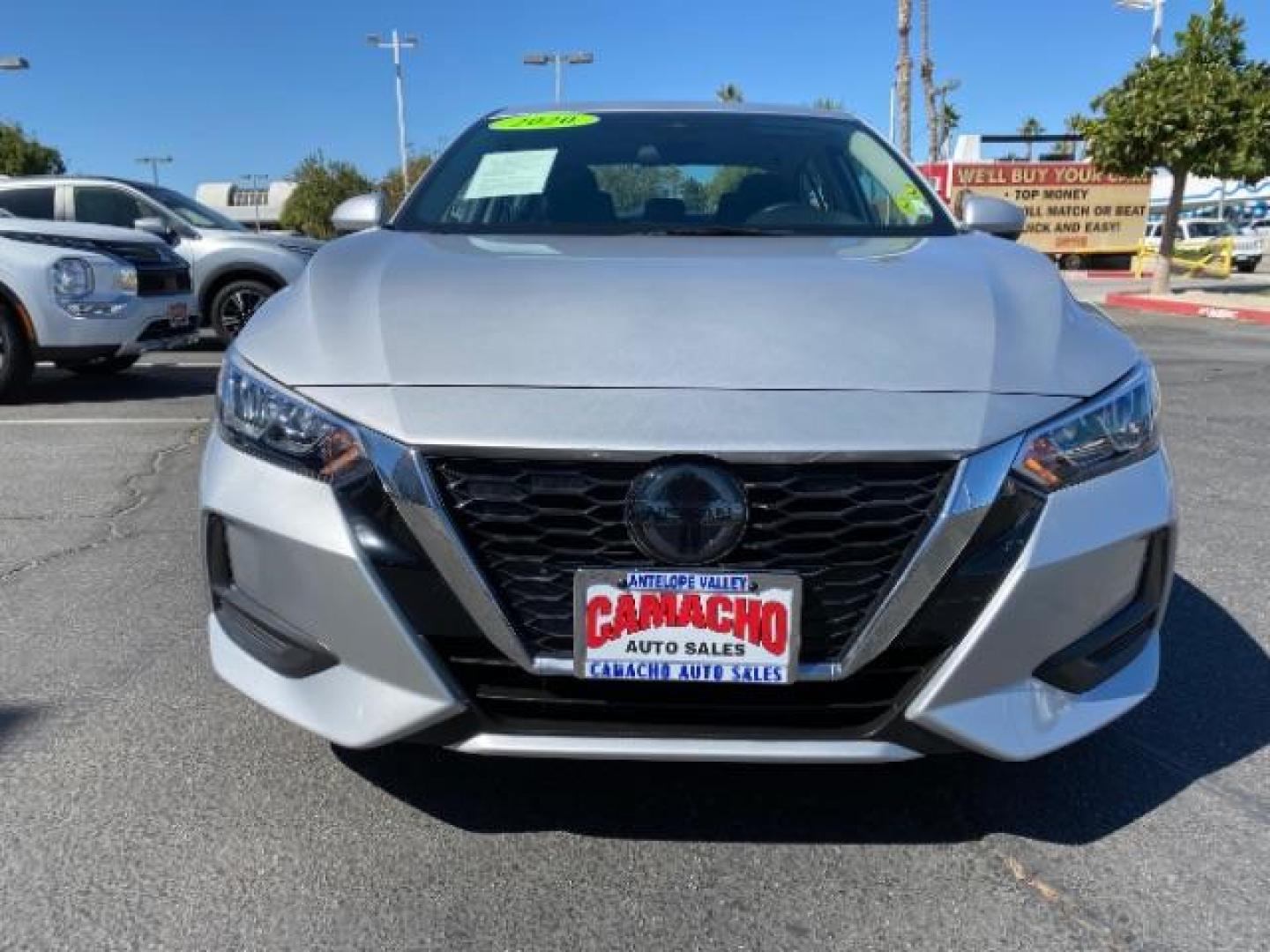 2020 GRAY Nissan Sentra (3N1AB8BV4LY) with an 4-Cyl 2.0 Liter engine, Automatic CVT w/Xtronic transmission, located at 412 Auto Vista Drive, Palmdale, 93551, (661) 945-0620, 34.592636, -118.136681 - Photo#2