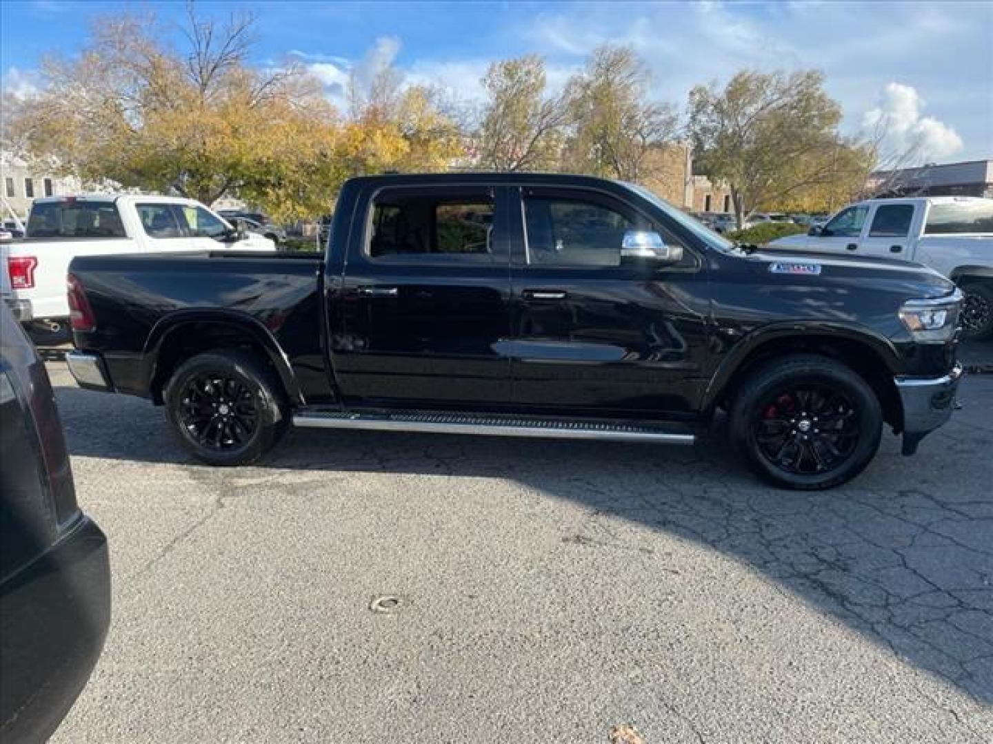 2020 Diamond Black Crystal Pearl Coat RAM 1500 Laramie (1C6SRFJM2LN) with an 3.0L EcoDiesel 3.0L Biodiesel Turbo V6 260hp 480ft. lbs. Common Rail Direct Injection engine, 8-Speed Shiftable Automatic transmission, located at 800 Riverside Ave, Roseville, CA, 95678, 916-773-4549 & Toll Free: 866-719-4393, 38.732265, -121.291039 - ECODIESEL CREW CAB 4X4 LARAMIE FULLY LOADED ONE OWNER - Photo#6