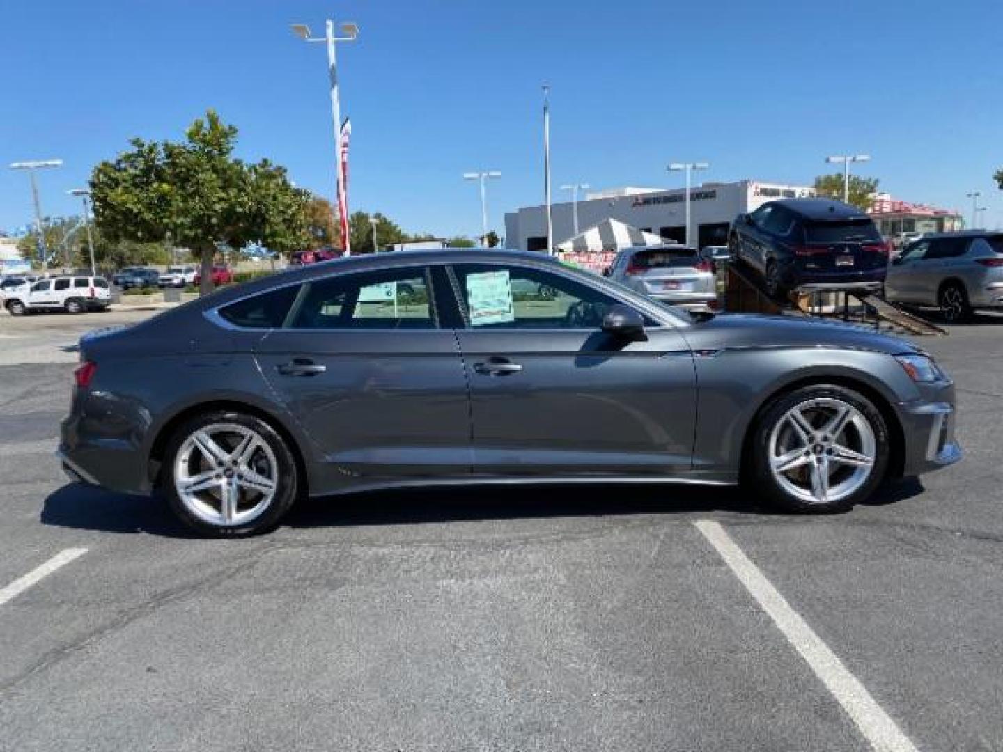 2021 BLUE Audi A5 Sportback (WAUDACF55MA) with an 4-Cyl Turbo 2.0L Hybrid engine, Automatic 7-Spd S tronic Dual-Clutch transmission, located at 412 Auto Vista Drive, Palmdale, 93551, (661) 945-0620, 34.592636, -118.136681 - Photo#9