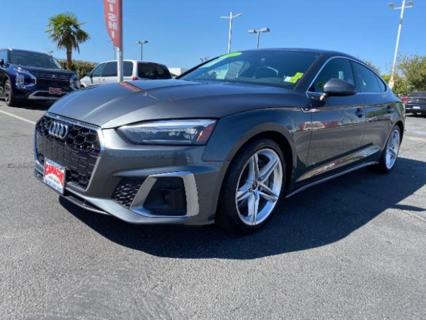 2021 BLUE Audi A5 Sportback (WAUDACF55MA) with an 4-Cyl Turbo 2.0L Hybrid engine, Automatic 7-Spd S tronic Dual-Clutch transmission, located at 412 Auto Vista Drive, Palmdale, 93551, (661) 945-0620, 34.592636, -118.136681 - Photo#4