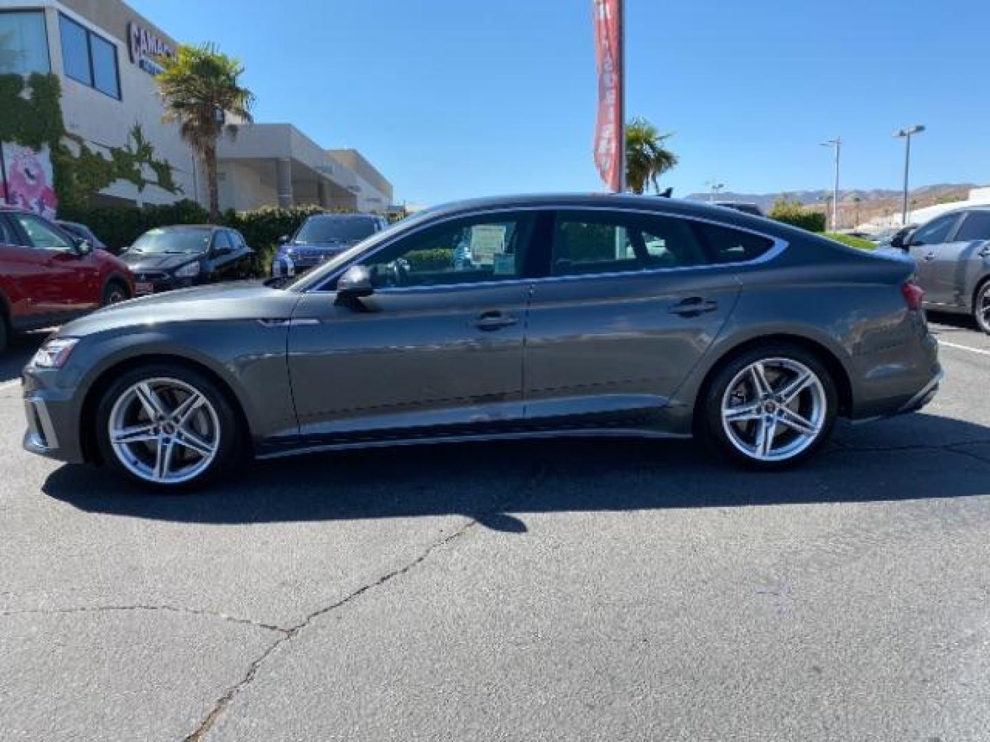 2021 BLUE Audi A5 Sportback (WAUDACF55MA) with an 4-Cyl Turbo 2.0L Hybrid engine, Automatic 7-Spd S tronic Dual-Clutch transmission, located at 412 Auto Vista Drive, Palmdale, 93551, (661) 945-0620, 34.592636, -118.136681 - Photo#5