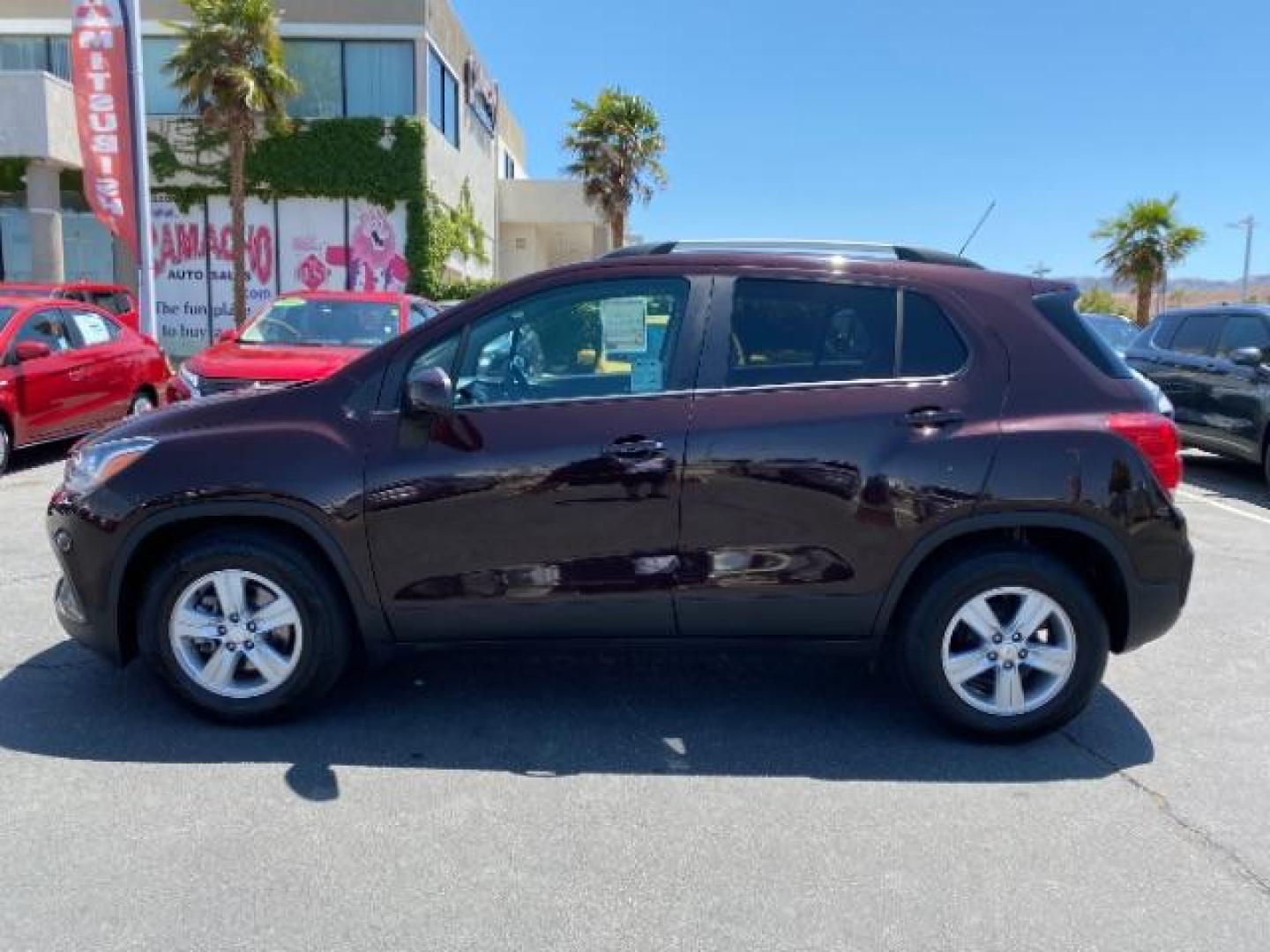 2021 MAROON Chevrolet Trax (KL7CJLSM4MB) with an 4-Cyl 1.4 Liter engine, Automatic 6-Spd transmission, located at 412 Auto Vista Drive, Palmdale, 93551, (661) 945-0620, 34.592636, -118.136681 - Photo#4