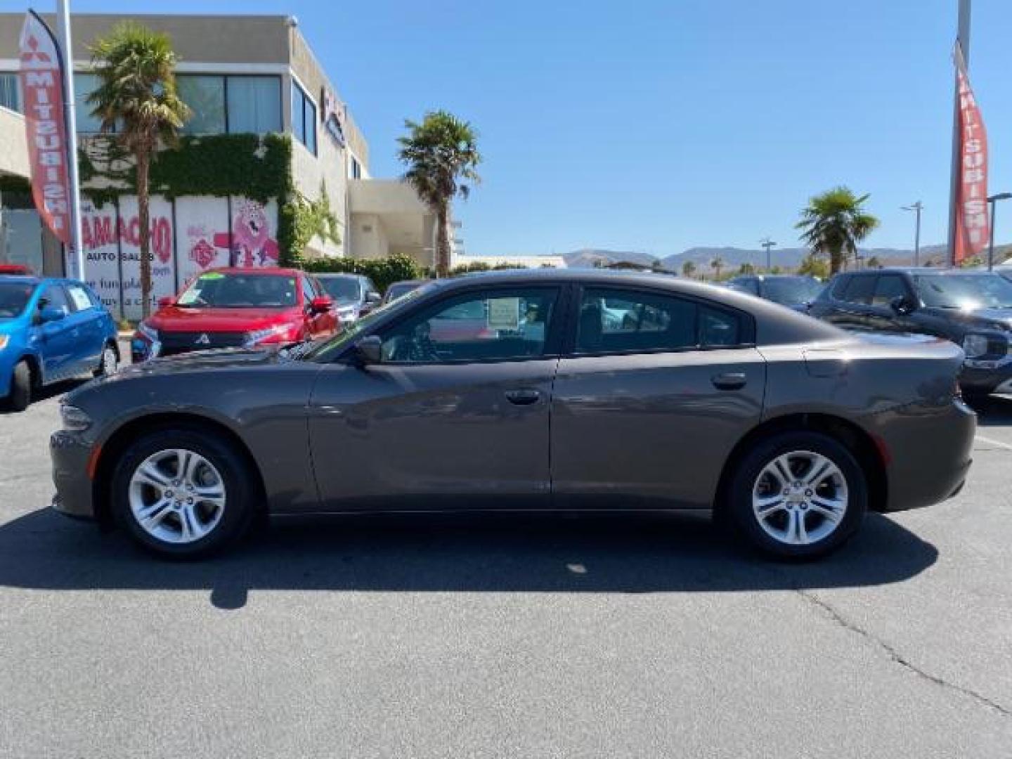 2021 GRAY Dodge Charger (2C3CDXBG4MH) with an V6 3.6 Liter engine, Automatic 8-Spd w/AutoStick transmission, located at 412 Auto Vista Drive, Palmdale, 93551, (661) 945-0620, 34.592636, -118.136681 - Photo#4