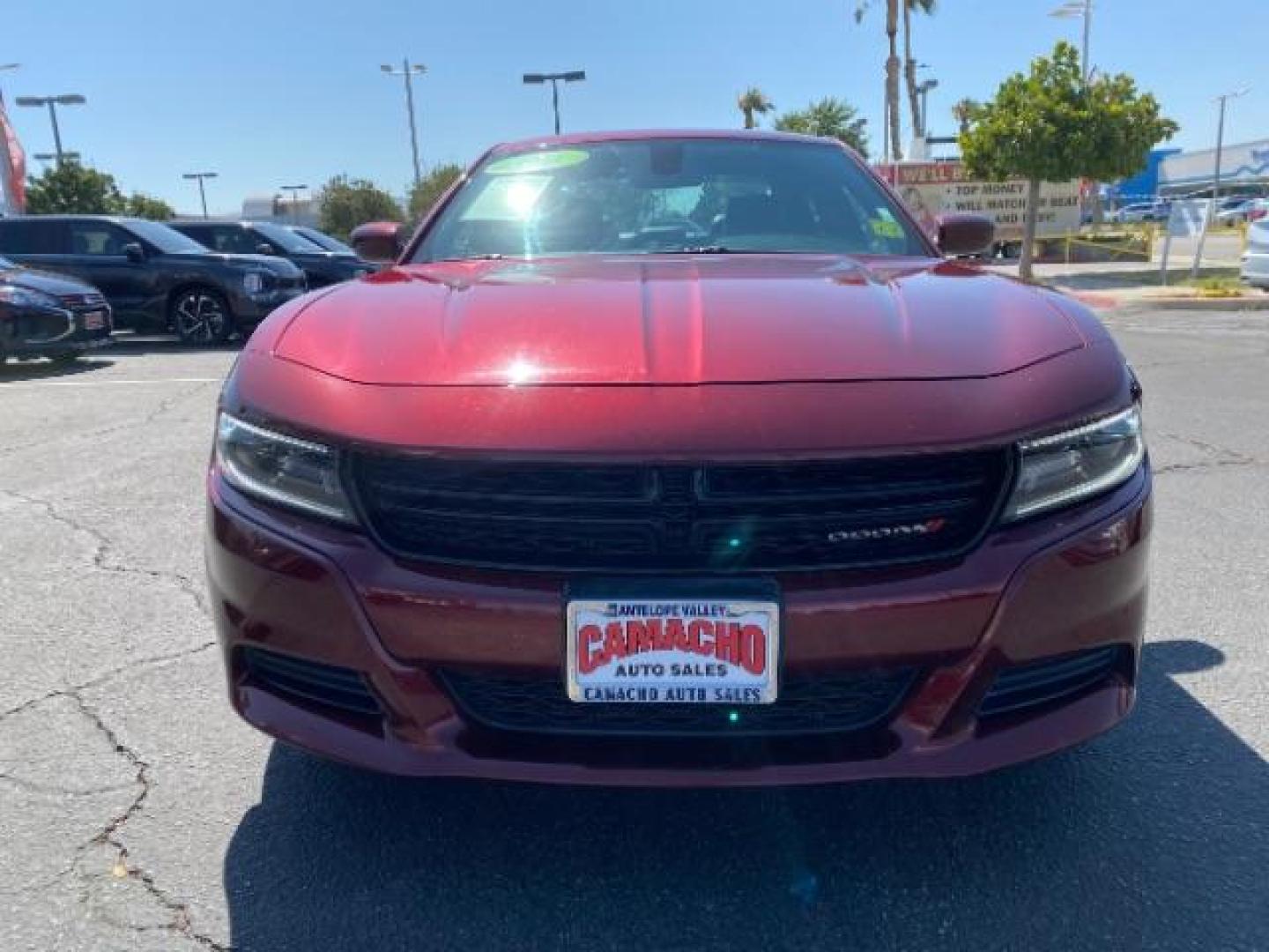 2021 RED Dodge Charger (2C3CDXBG7MH) with an V6 3.6 Liter engine, Automatic 8-Spd w/AutoStick transmission, located at 412 Auto Vista Drive, Palmdale, 93551, (661) 945-0620, 34.592636, -118.136681 - Photo#2