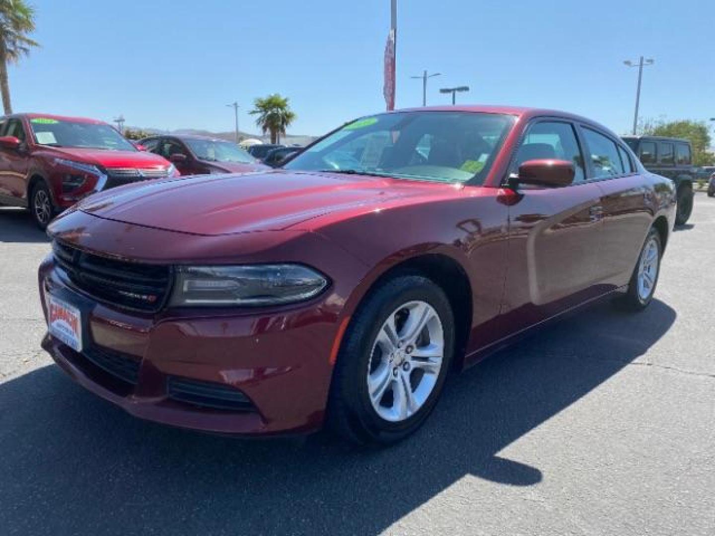 2021 RED Dodge Charger (2C3CDXBG7MH) with an V6 3.6 Liter engine, Automatic 8-Spd w/AutoStick transmission, located at 412 Auto Vista Drive, Palmdale, 93551, (661) 945-0620, 34.592636, -118.136681 - Photo#3