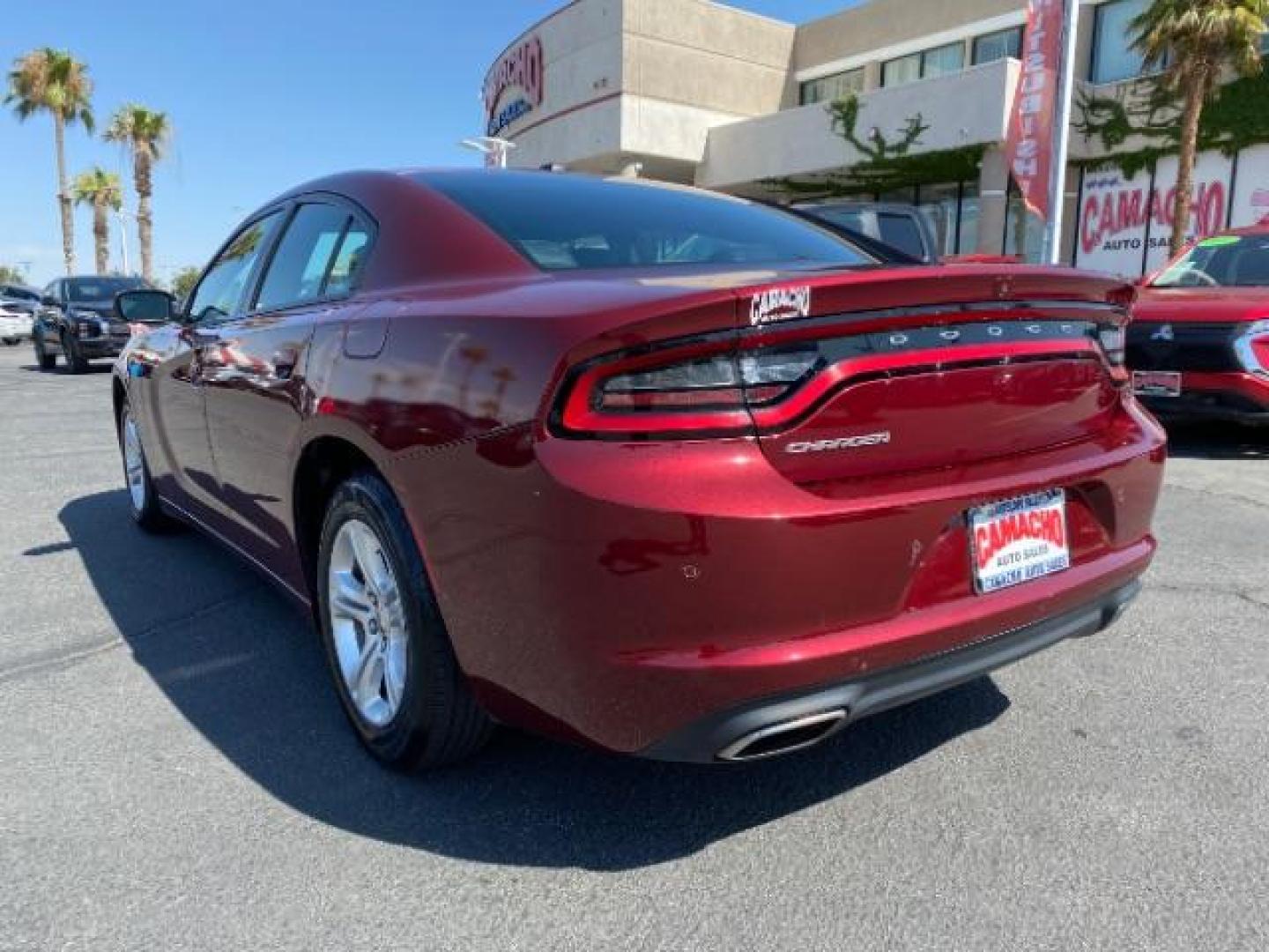 2021 RED Dodge Charger (2C3CDXBG7MH) with an V6 3.6 Liter engine, Automatic 8-Spd w/AutoStick transmission, located at 412 Auto Vista Drive, Palmdale, 93551, (661) 945-0620, 34.592636, -118.136681 - Photo#5