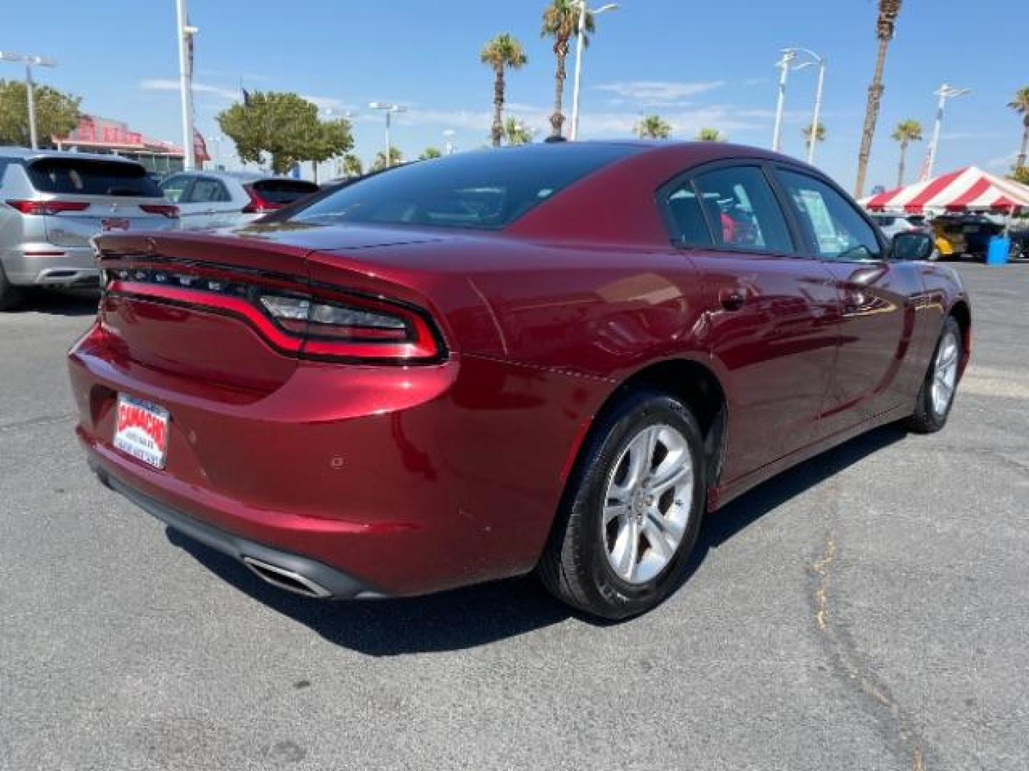 2021 RED Dodge Charger (2C3CDXBG7MH) with an V6 3.6 Liter engine, Automatic 8-Spd w/AutoStick transmission, located at 412 Auto Vista Drive, Palmdale, 93551, (661) 945-0620, 34.592636, -118.136681 - Photo#7