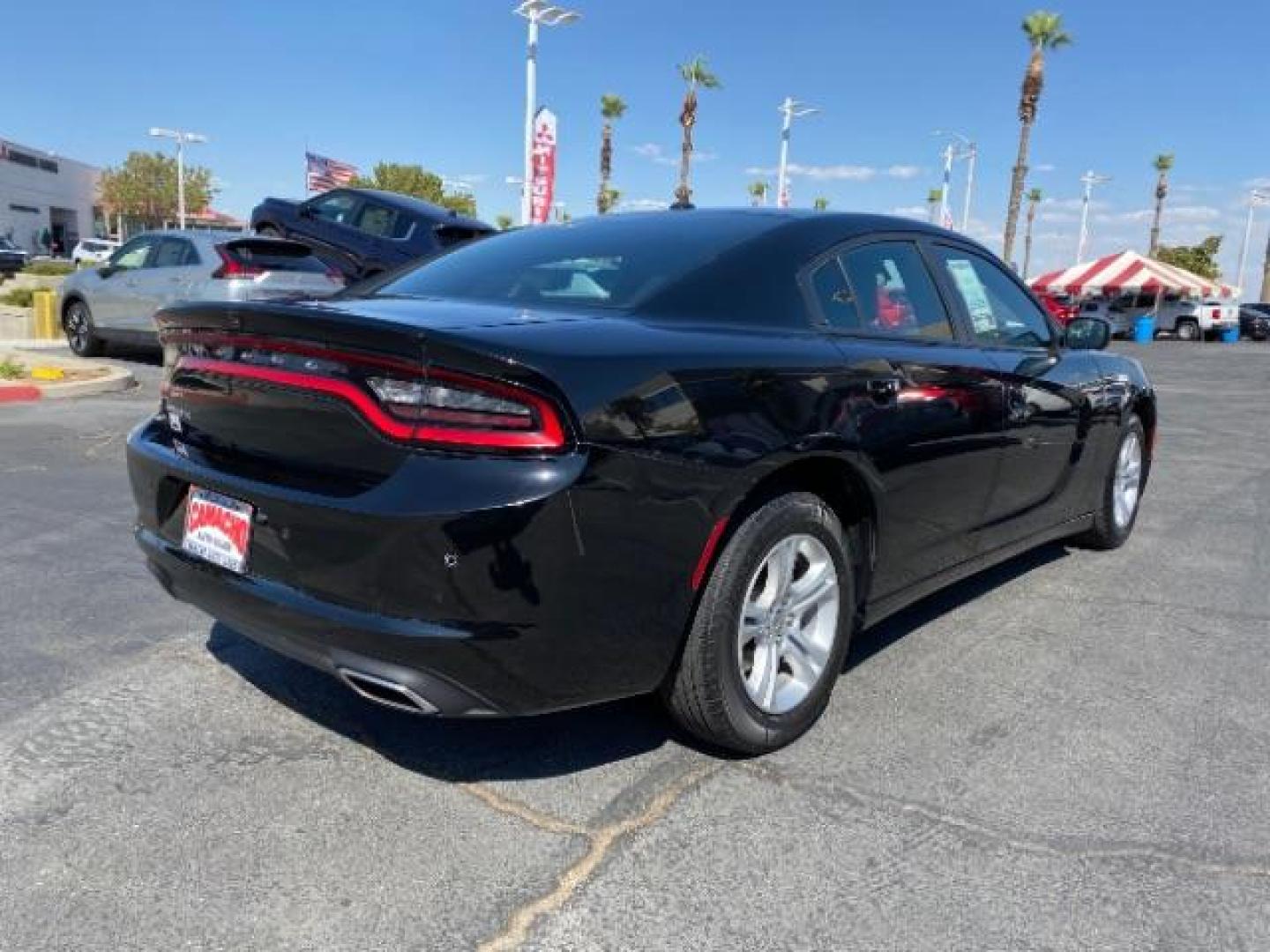 2021 BLACK Dodge Charger (2C3CDXBG4MH) with an V6 3.6 Liter engine, Automatic 8-Spd w/AutoStick transmission, located at 412 Auto Vista Drive, Palmdale, 93551, (661) 945-0620, 34.592636, -118.136681 - Photo#7