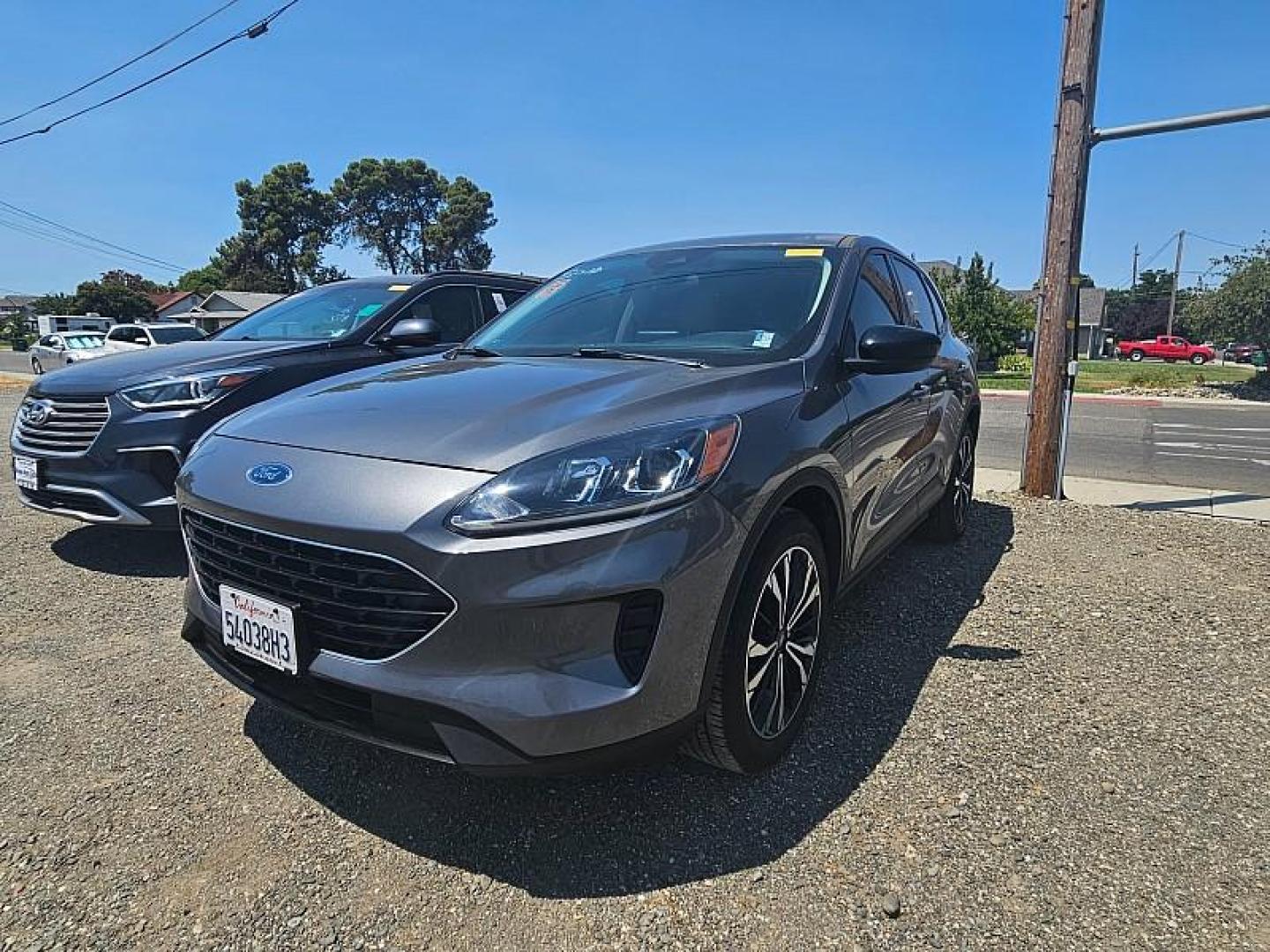 2021 GRAY Ford Escape (1FMCU0G68MU) with an 3-Cyl EcoBoost Turbo 1.5 Liter engine, Automatic 8-Spd transmission, located at 246 E Walker St., Orland, 95963, (530) 865-5800, 39.747589, -122.178398 - Photo#0