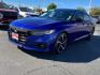 2021 BLUE Honda Accord Sedan (1HGCV1F39MA) with an 4-Cyl i-VTEC Turbo 1.5 Liter engine, Automatic CVT w/Sport Mode transmission, located at 412 Auto Vista Drive, Palmdale, 93551, (661) 945-0620, 34.592636, -118.136681 - Photo#3