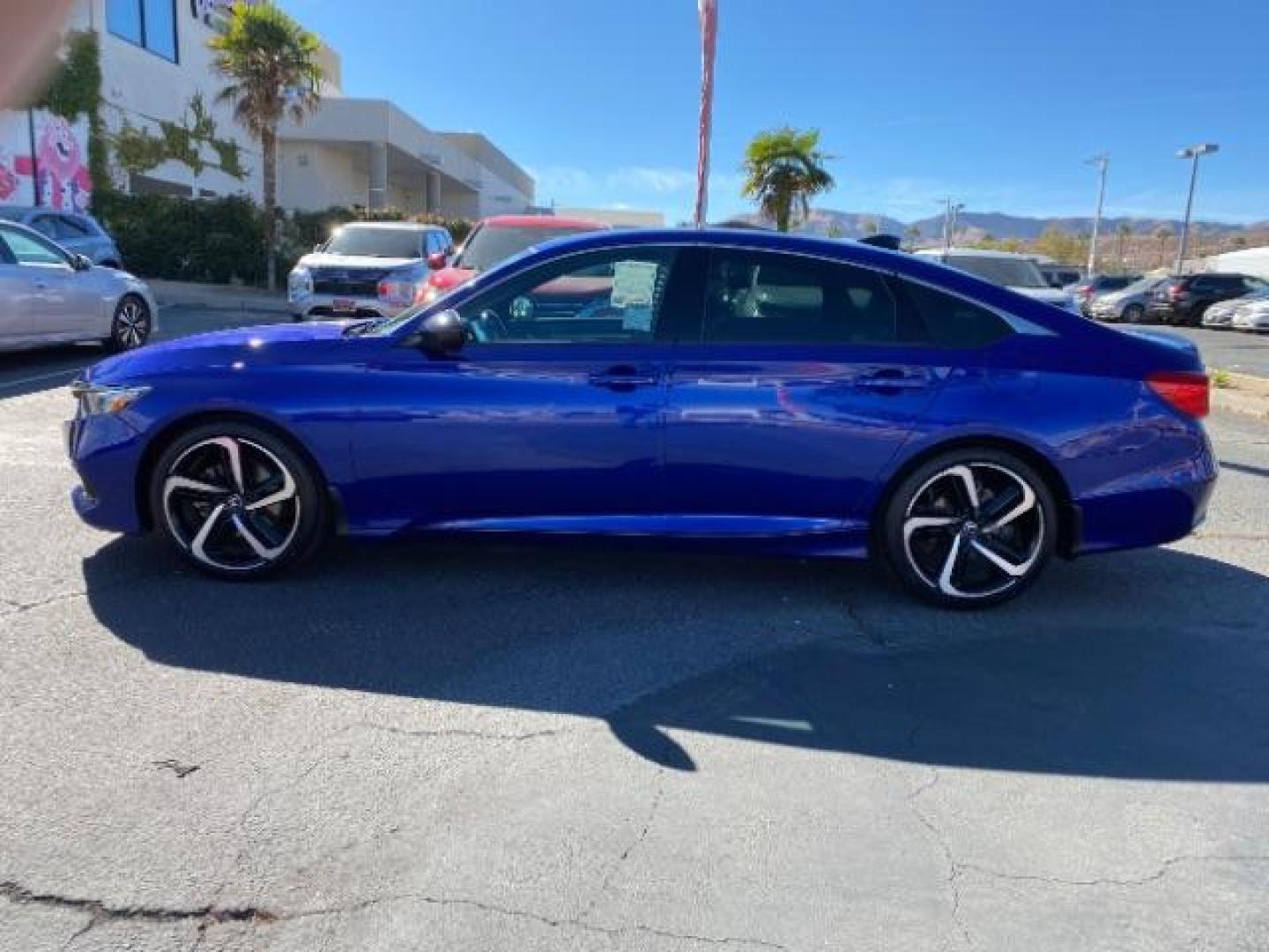 2021 BLUE Honda Accord Sedan (1HGCV1F39MA) with an 4-Cyl i-VTEC Turbo 1.5 Liter engine, Automatic CVT w/Sport Mode transmission, located at 412 Auto Vista Drive, Palmdale, 93551, (661) 945-0620, 34.592636, -118.136681 - Photo#4