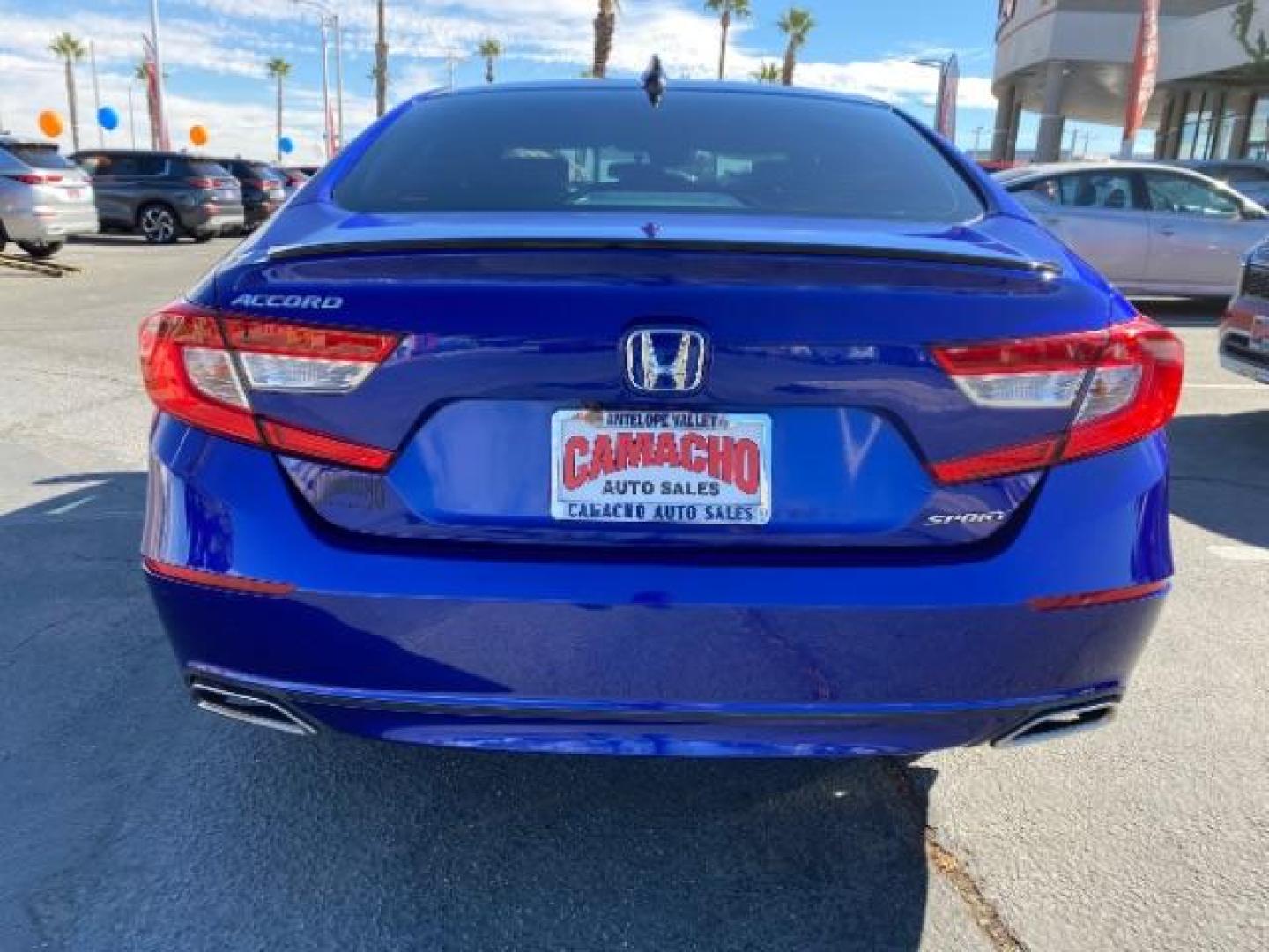 2021 BLUE Honda Accord Sedan (1HGCV1F39MA) with an 4-Cyl i-VTEC Turbo 1.5 Liter engine, Automatic CVT w/Sport Mode transmission, located at 412 Auto Vista Drive, Palmdale, 93551, (661) 945-0620, 34.592636, -118.136681 - Photo#6