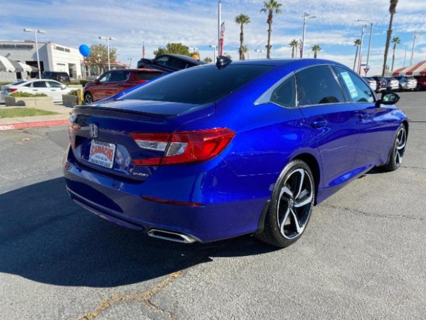 2021 BLUE Honda Accord Sedan (1HGCV1F39MA) with an 4-Cyl i-VTEC Turbo 1.5 Liter engine, Automatic CVT w/Sport Mode transmission, located at 412 Auto Vista Drive, Palmdale, 93551, (661) 945-0620, 34.592636, -118.136681 - Photo#7