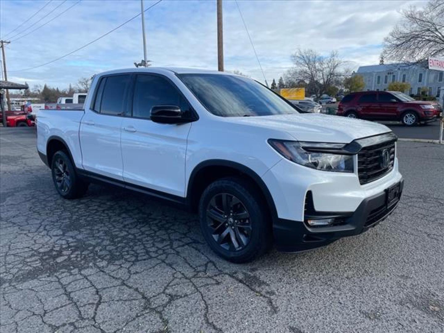 2021 Platinum White Pearl Honda Ridgeline Sport (5FPYK3F13MB) with an 3.5L 3.5L V6 280hp 262ft. lbs. Direct Injection engine, 9-Speed Shiftable Automatic transmission, located at 800 Riverside Ave, Roseville, CA, 95678, 916-773-4549 & Toll Free: 866-719-4393, 38.732265, -121.291039 - AWD SPORT SERVICE RECORDS ON CLEAN CARFAX - Photo#1