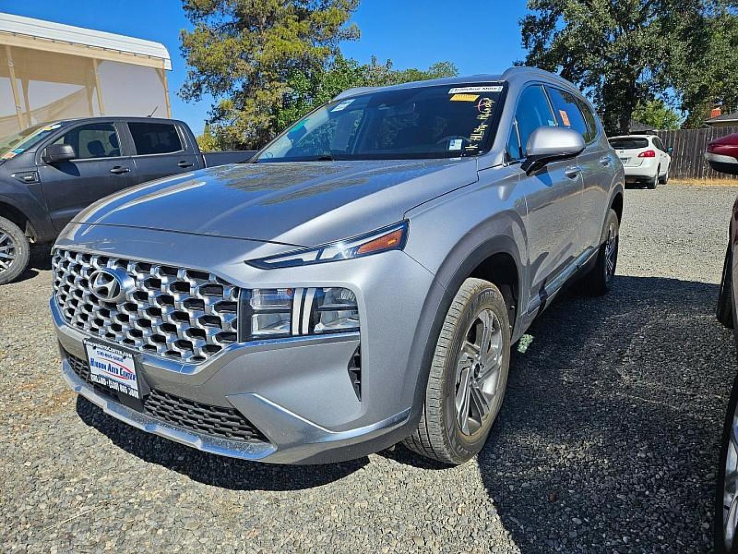 2021 SILVER Hyundai Santa Fe (5NMS2DAJ0MH) with an 4-Cyl 2.5 Liter engine, Automatic 8-Spd transmission, located at 246 E Walker St., Orland, 95963, (530) 865-5800, 39.747589, -122.178398 - Photo#0