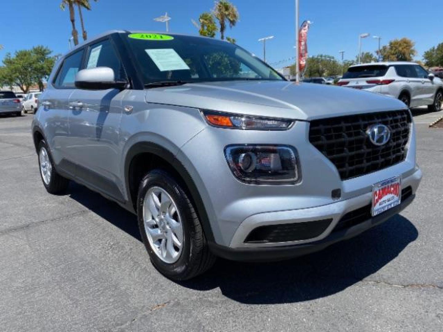 2021 SILVER Hyundai Venue (KMHRB8A38MU) with an 4-Cyl 1.6 Liter engine, Automatic IVT w/Shiftronic transmission, located at 412 Auto Vista Drive, Palmdale, 93551, (661) 945-0620, 34.592636, -118.136681 - Photo#0