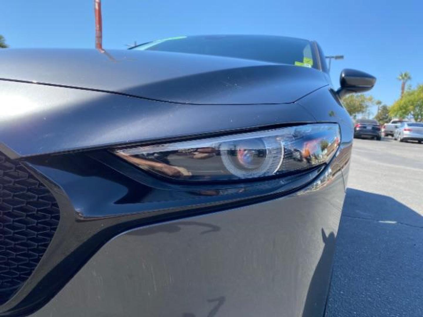 2021 GRAY Mazda Mazda3 Hatchback (JM1BPBML2M1) with an 4-Cyl SKYACTIV-G 2.5 Liter engine, Automatic 6-Spd SKYACTIV-Drive w/Manual transmission, located at 412 Auto Vista Drive, Palmdale, 93551, (661) 945-0620, 34.592636, -118.136681 - Photo#9