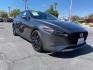 2021 GRAY Mazda Mazda3 Hatchback (JM1BPBML2M1) with an 4-Cyl SKYACTIV-G 2.5 Liter engine, Automatic 6-Spd SKYACTIV-Drive w/Manual transmission, located at 412 Auto Vista Drive, Palmdale, 93551, (661) 945-0620, 34.592636, -118.136681 - Photo#0