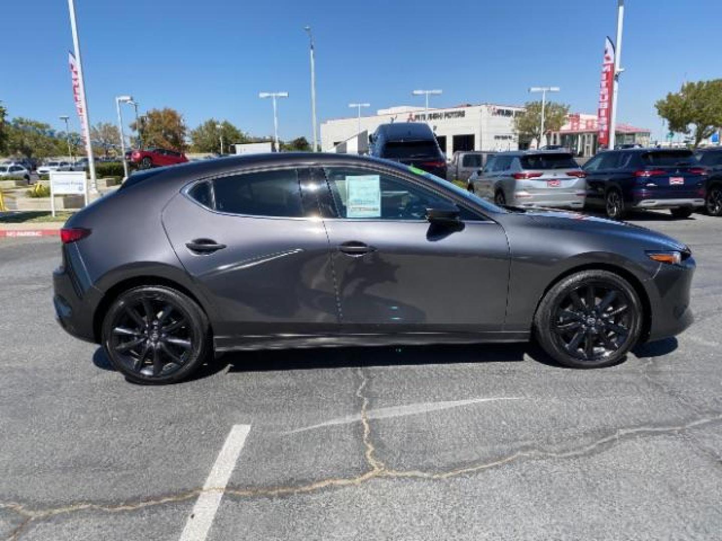 2021 GRAY Mazda Mazda3 Hatchback (JM1BPBML2M1) with an 4-Cyl SKYACTIV-G 2.5 Liter engine, Automatic 6-Spd SKYACTIV-Drive w/Manual transmission, located at 412 Auto Vista Drive, Palmdale, 93551, (661) 945-0620, 34.592636, -118.136681 - Photo#7