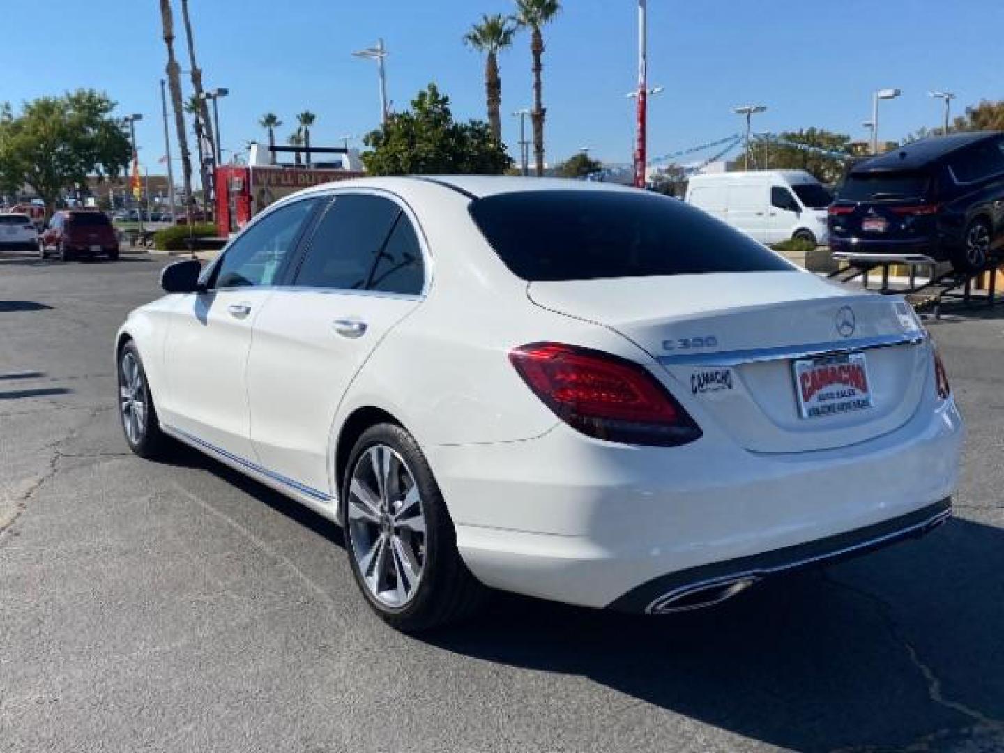 2021 WHITE Mercedes-Benz C-Class (W1KWF8DB2MR) with an 4-Cyl Turbo 2.0 Liter engine, Automatic 9-Spd 9G-Tronic transmission, located at 412 Auto Vista Drive, Palmdale, 93551, (661) 945-0620, 34.592636, -118.136681 - Photo#4