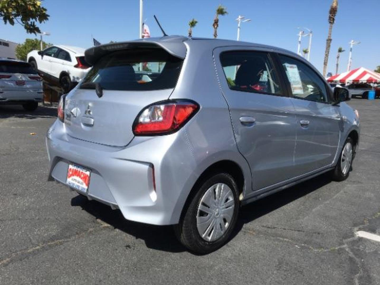 2021 SILVER Mitsubishi Mirage (ML32AUHJ9MH) with an 3-Cyl 1.2 Liter engine, Automatic CVT transmission, located at 412 Auto Vista Drive, Palmdale, 93551, (661) 945-0620, 34.592636, -118.136681 - Photo#5