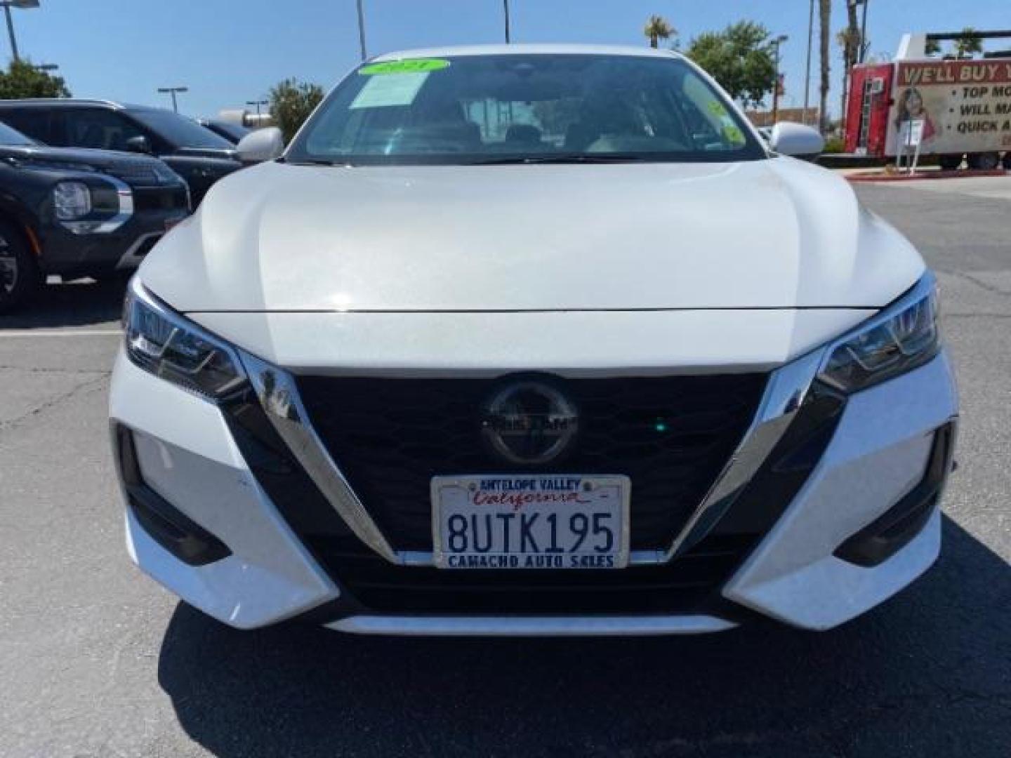 2021 WHITE Nissan Sentra (3N1AB8CV9MY) with an 4-Cyl 2.0 Liter engine, Automatic CVT w/Xtronic transmission, located at 412 Auto Vista Drive, Palmdale, 93551, (661) 945-0620, 34.592636, -118.136681 - Photo#2