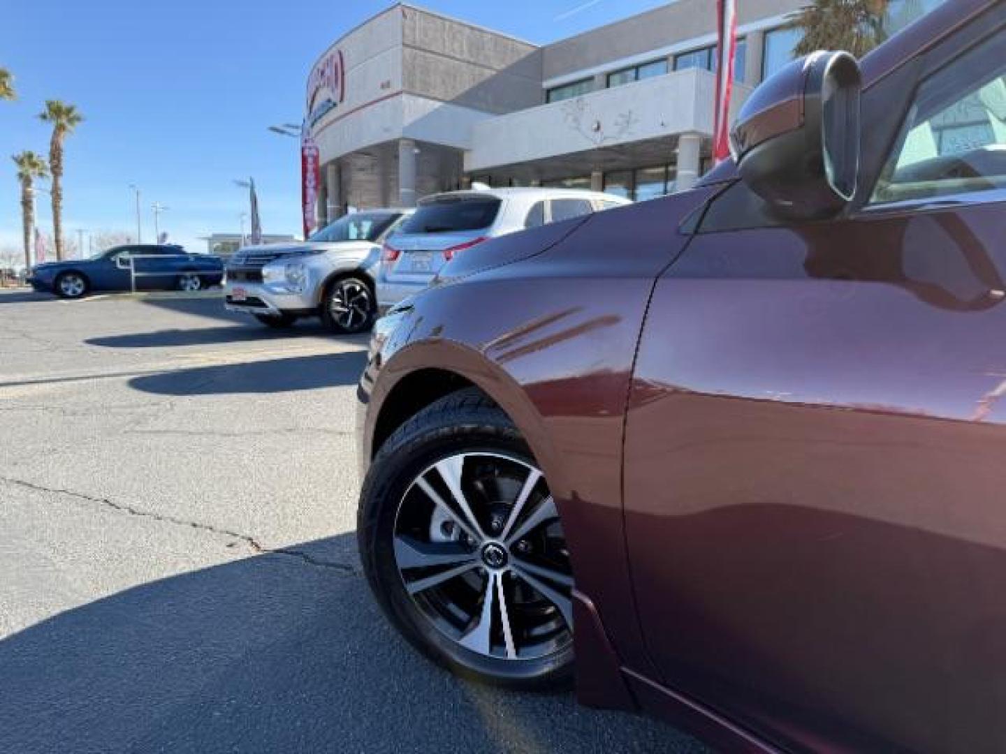 2021 BURGUNDY Nissan Sentra (3N1AB8CV2MY) with an 4-Cyl 2.0 Liter engine, Automatic CVT w/Xtronic transmission, located at 412 Auto Vista Drive, Palmdale, 93551, (661) 945-0620, 34.592636, -118.136681 - Photo#11