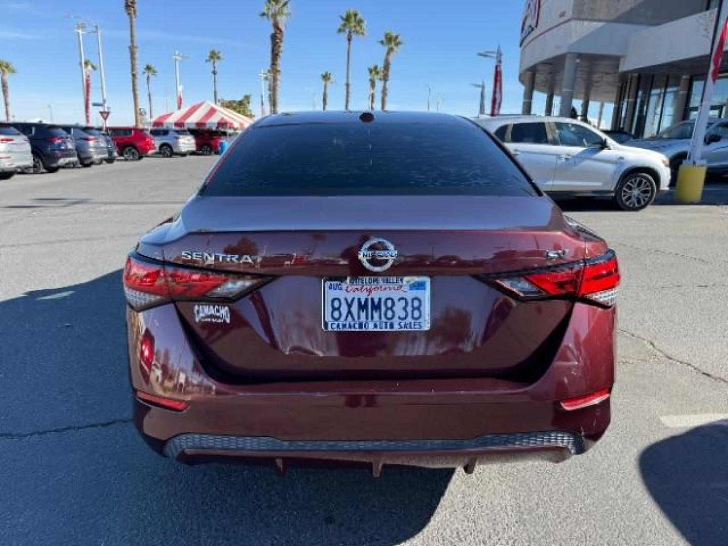 2021 BURGUNDY Nissan Sentra (3N1AB8CV2MY) with an 4-Cyl 2.0 Liter engine, Automatic CVT w/Xtronic transmission, located at 412 Auto Vista Drive, Palmdale, 93551, (661) 945-0620, 34.592636, -118.136681 - Photo#6