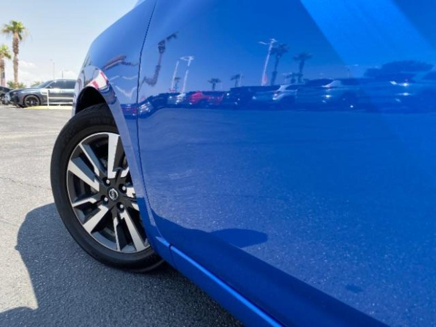 2021 BLUE Nissan Versa (3N1CN8EV2ML) with an 4-Cyl 1.6 Liter engine, Automatic CVT w/Xtronic transmission, located at 412 Auto Vista Drive, Palmdale, 93551, (661) 945-0620, 34.592636, -118.136681 - Photo#10