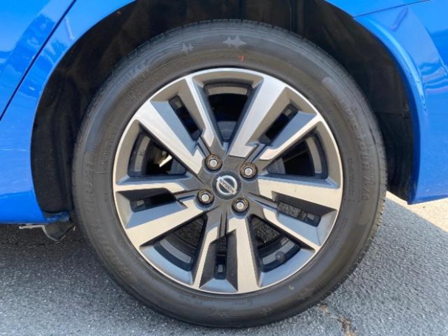 2021 BLUE Nissan Versa (3N1CN8EV2ML) with an 4-Cyl 1.6 Liter engine, Automatic CVT w/Xtronic transmission, located at 412 Auto Vista Drive, Palmdale, 93551, (661) 945-0620, 34.592636, -118.136681 - Photo#13