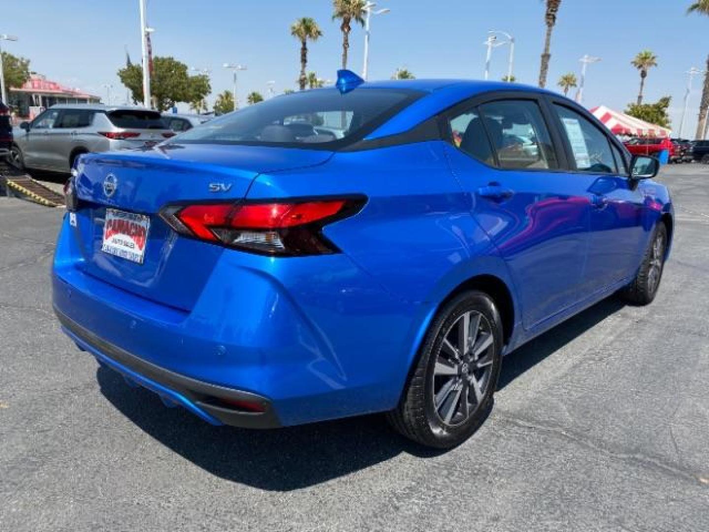 2021 BLUE Nissan Versa (3N1CN8EV2ML) with an 4-Cyl 1.6 Liter engine, Automatic CVT w/Xtronic transmission, located at 412 Auto Vista Drive, Palmdale, 93551, (661) 945-0620, 34.592636, -118.136681 - Photo#6