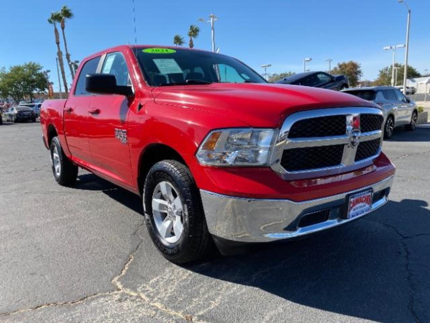 2021 RED Ram 1500 Classic 4WD (1C6RR7LG5MS) with an 6-Cyl 3.6 Liter engine, Automatic 8-Spd transmission, located at 412 Auto Vista Drive, Palmdale, 93551, (661) 945-0620, 34.592636, -118.136681 - Photo#1