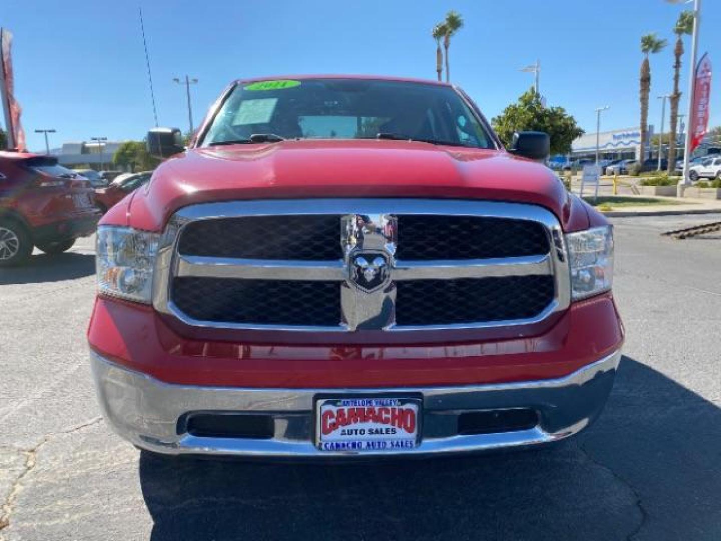 2021 RED Ram 1500 Classic 4WD (1C6RR7LG5MS) with an 6-Cyl 3.6 Liter engine, Automatic 8-Spd transmission, located at 412 Auto Vista Drive, Palmdale, 93551, (661) 945-0620, 34.592636, -118.136681 - Photo#2