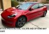 2021 RED Tesla Model 3 (5YJ3E1EA3MF) with an AC Electric Motor engine, Single-Speed Fixed Gear transmission, located at 412 Auto Vista Drive, Palmdale, 93551, (661) 945-0620, 34.592636, -118.136681 - Photo#0