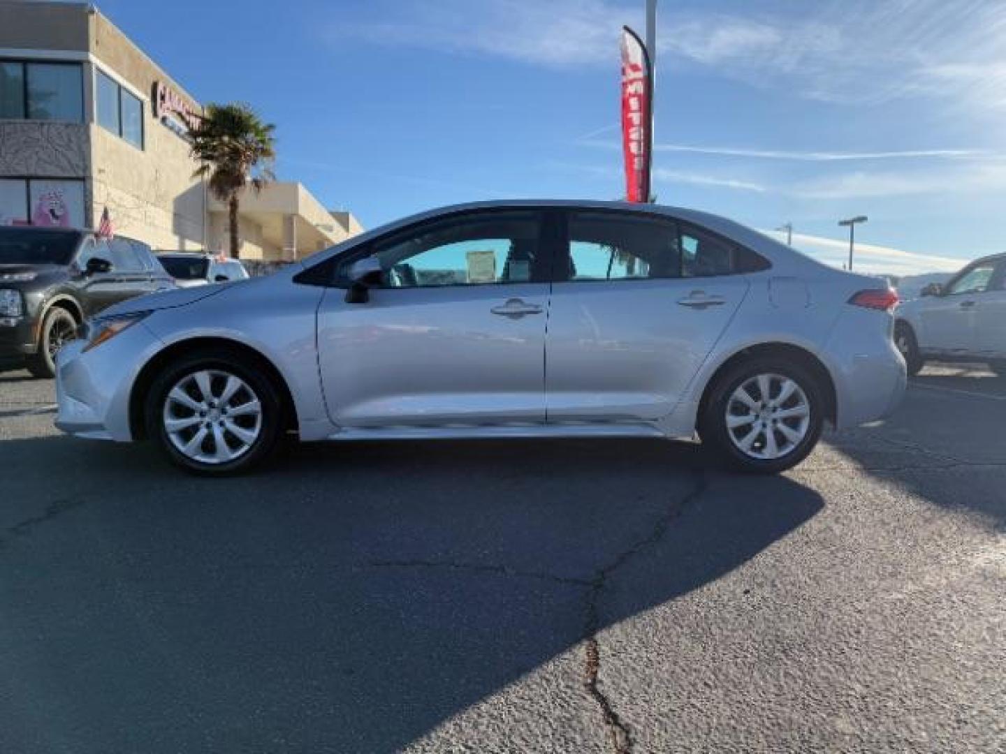 2021 SILVER Toyota Corolla (5YFEPMAE2MP) with an 4-Cyl 1.8 Liter engine, Automatic CVTi-S transmission, located at 412 Auto Vista Drive, Palmdale, 93551, (661) 945-0620, 34.592636, -118.136681 - Photo#3