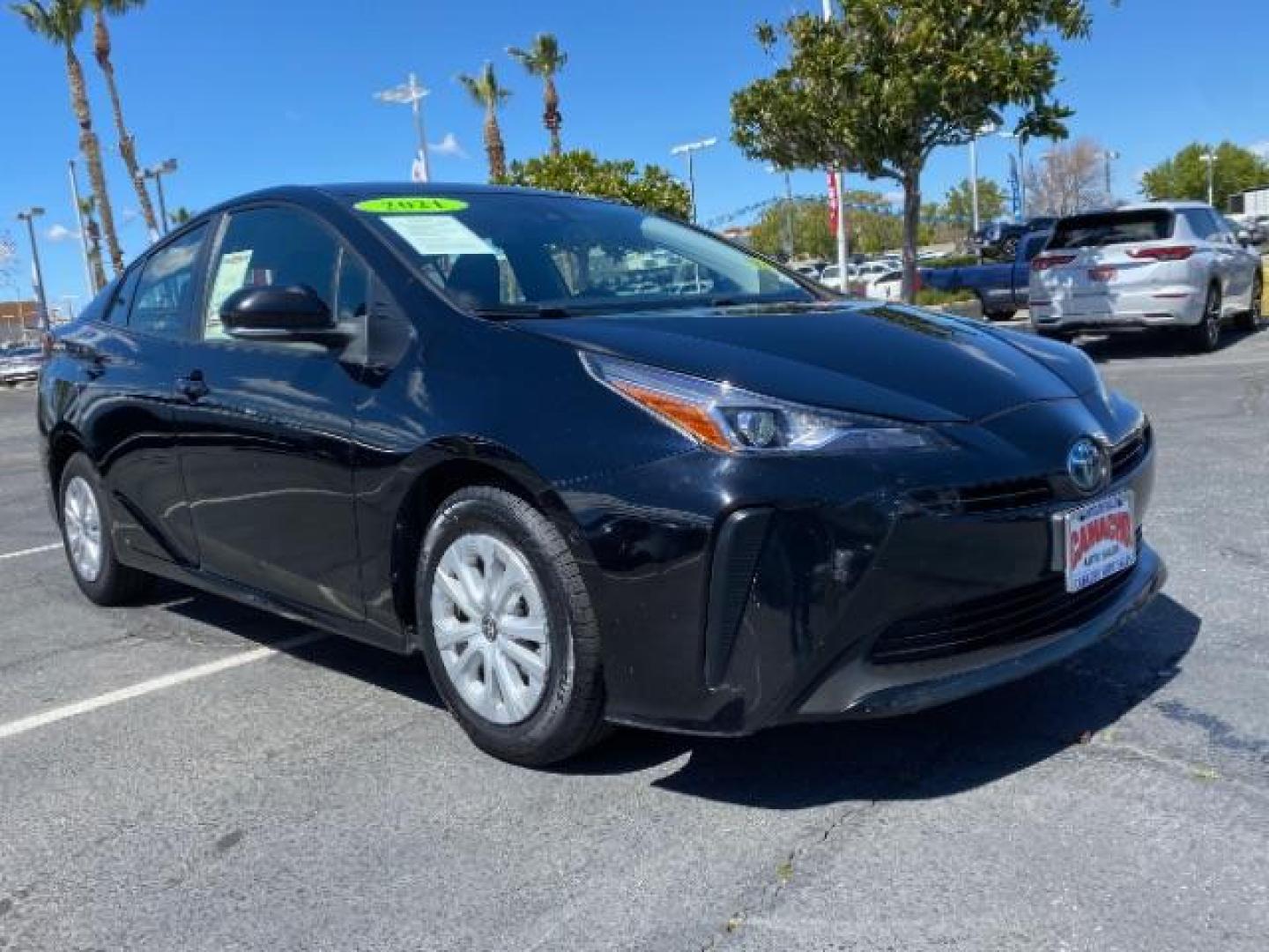 2021 BLACK Toyota Prius (JTDKAMFU1M3) with an 4-Cyl Hybrid 1.8 Liter engine, Automatic ECVT transmission, located at 412 Auto Vista Drive, Palmdale, 93551, (661) 945-0620, 34.592636, -118.136681 - Photo#0