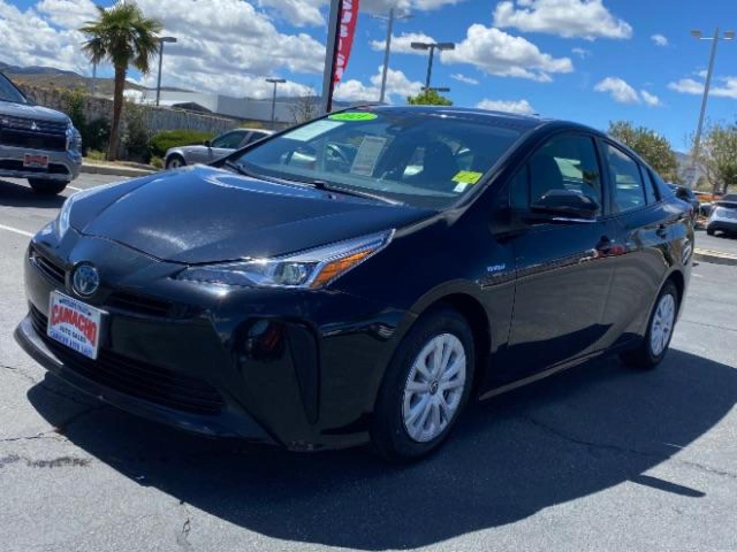 2021 BLACK Toyota Prius (JTDKAMFU1M3) with an 4-Cyl Hybrid 1.8 Liter engine, Automatic ECVT transmission, located at 412 Auto Vista Drive, Palmdale, 93551, (661) 945-0620, 34.592636, -118.136681 - Photo#3