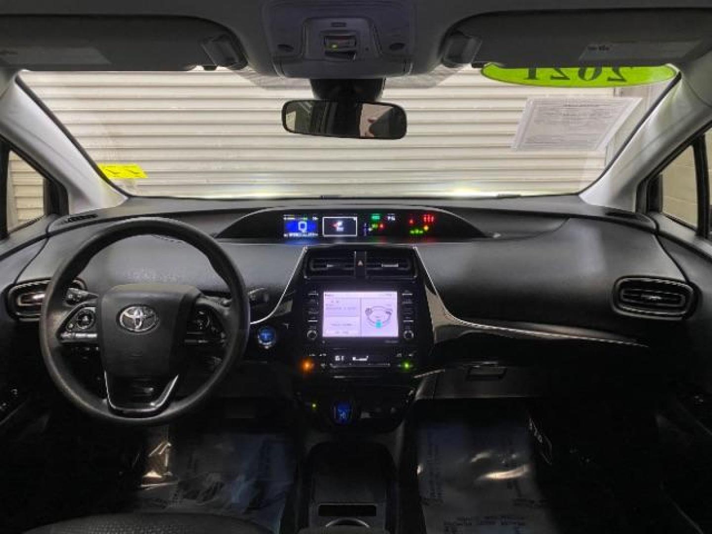 2021 BLACK Toyota Prius (JTDKAMFU1M3) with an 4-Cyl Hybrid 1.8 Liter engine, Automatic ECVT transmission, located at 412 Auto Vista Drive, Palmdale, 93551, (661) 945-0620, 34.592636, -118.136681 - Photo#8