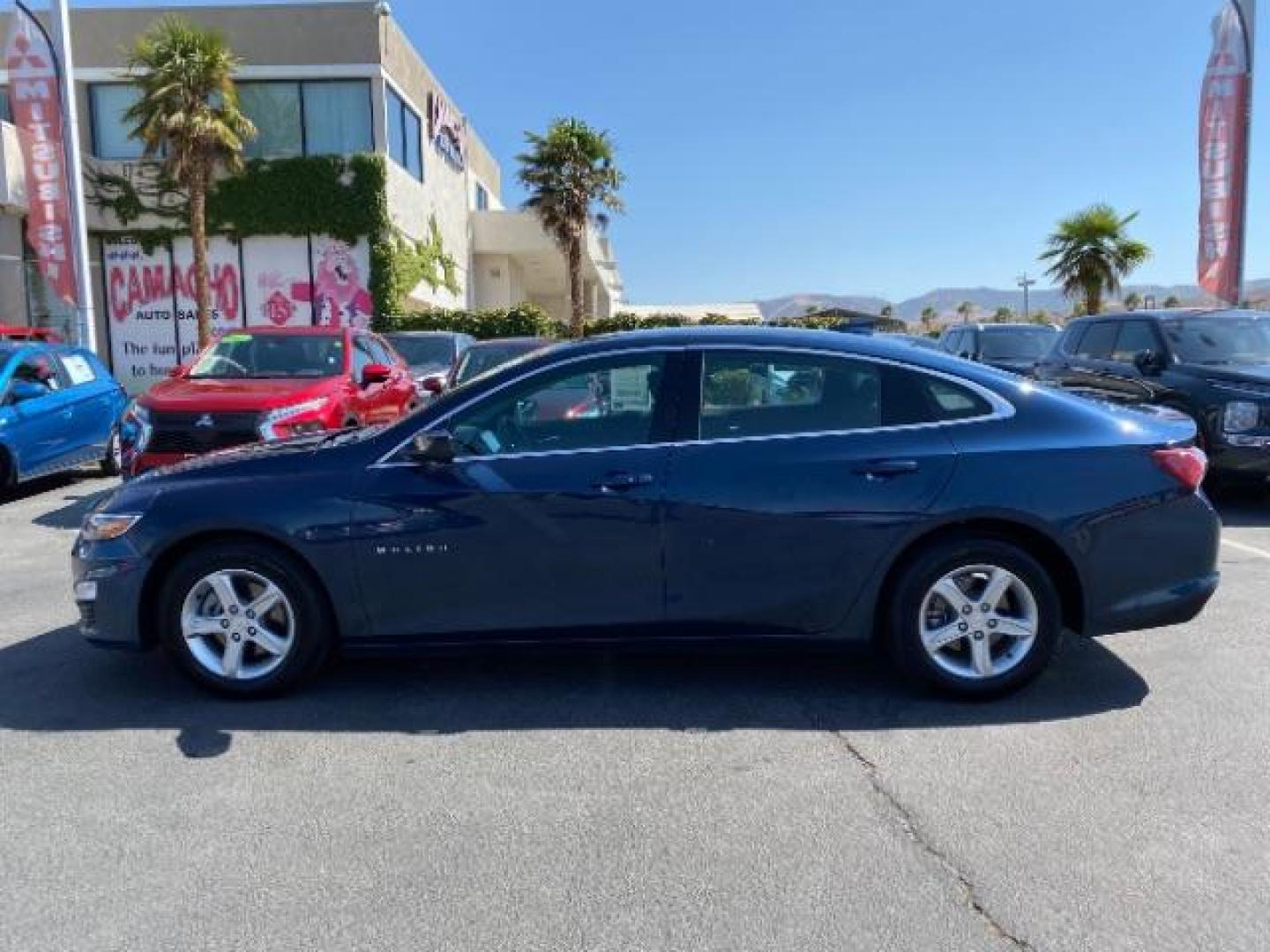 2022 BLUE Chevrolet Malibu (1G1ZD5ST5NF) with an 4-Cyl Turbo 1.5 Liter engine, Automatic CVT transmission, located at 412 Auto Vista Drive, Palmdale, 93551, (661) 945-0620, 34.592636, -118.136681 - Photo#4