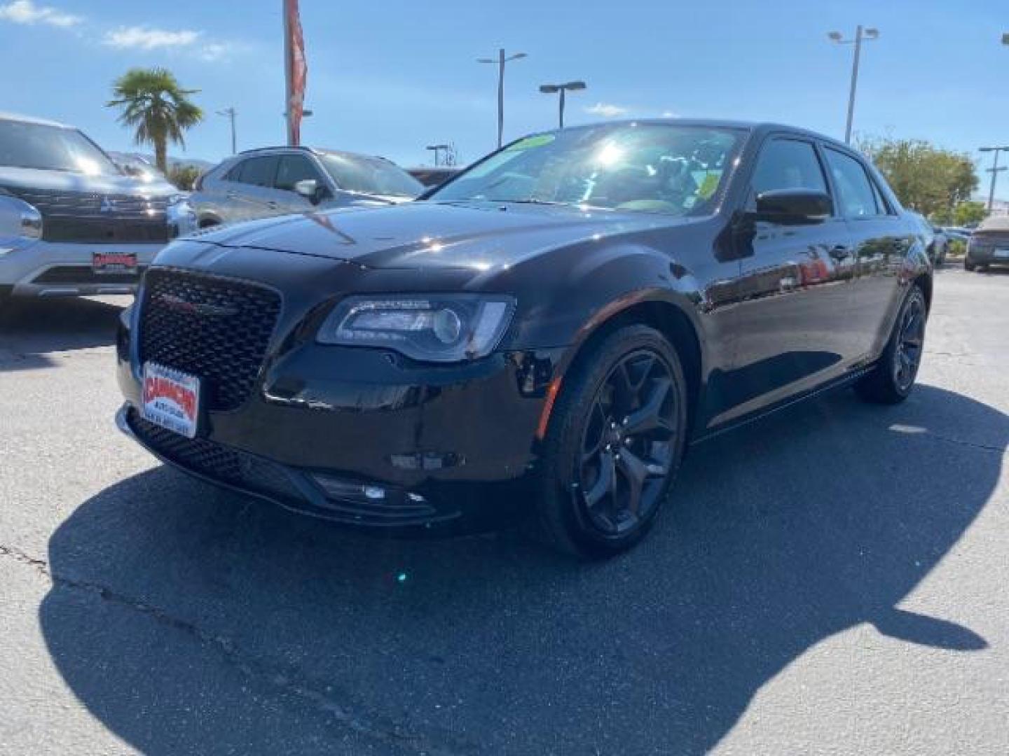 2022 BLACK Chrysler 300 (2C3CCABG1NH) with an V6 3.6 Liter engine, Automatic 8-Spd transmission, located at 412 Auto Vista Drive, Palmdale, 93551, (661) 945-0620, 34.592636, -118.136681 - Photo#2