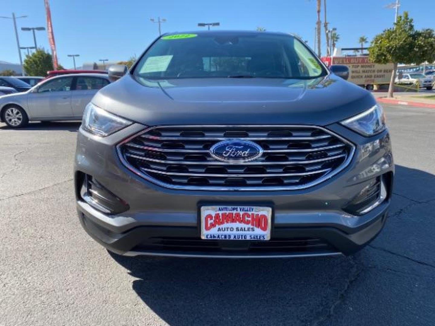 2022 BURGUNDY Ford Edge (2FMPK4J9XNB) with an 4-Cyl EcoBoost Turbo 2.0 Liter engine, Automatic 8-Spd transmission, located at 412 Auto Vista Drive, Palmdale, 93551, (661) 945-0620, 34.592636, -118.136681 - Photo#2