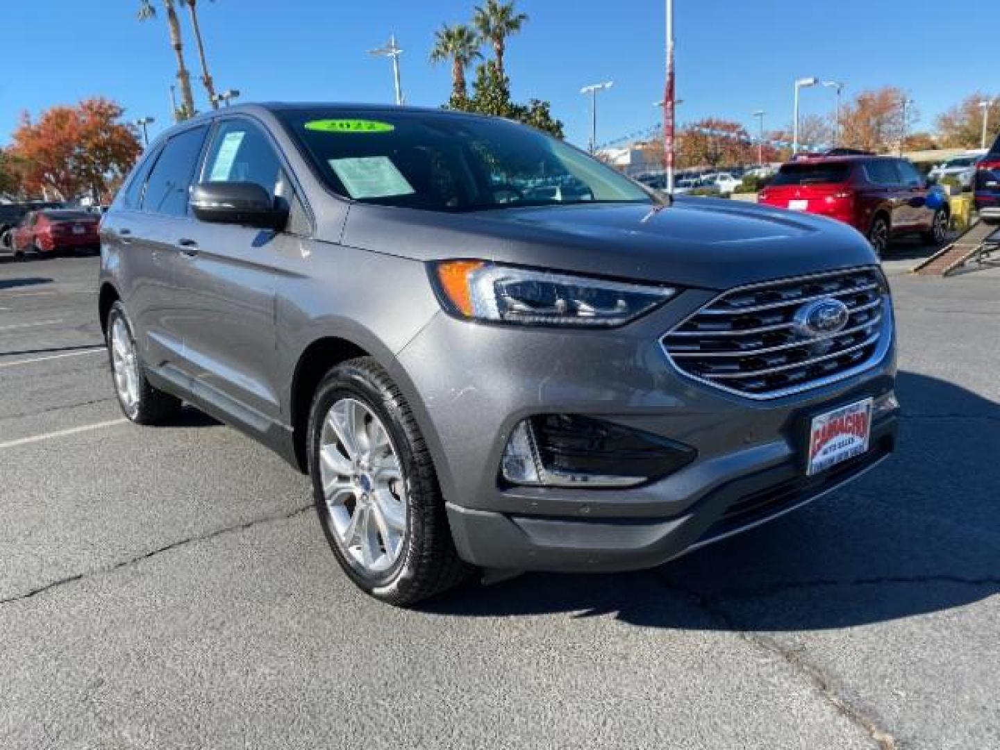 2022 GRAY Ford Edge (2FMPK4K9XNB) with an 4-Cyl EcoBoost Turbo 2.0 Liter engine, Automatic 8-Spd transmission, located at 412 Auto Vista Drive, Palmdale, 93551, (661) 945-0620, 34.592636, -118.136681 - Photo#0