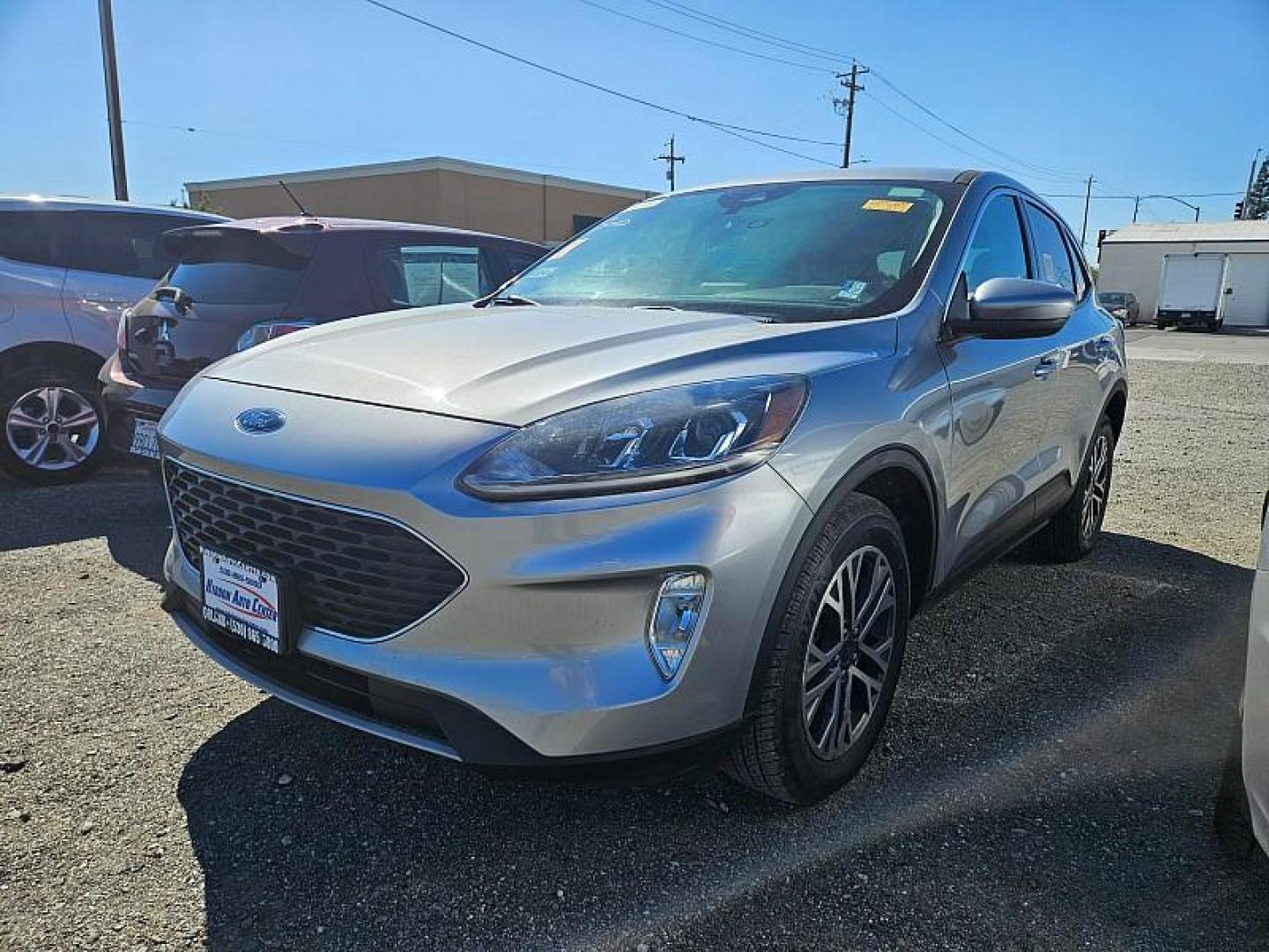 2022 SILVER Ford Escape (1FMCU9H6XNU) with an 3-Cyl EcoBoost Turbo 1.5 Liter engine, Automatic 8-Spd transmission, located at 246 E Walker St., Orland, 95963, (530) 865-5800, 39.747589, -122.178398 - Photo#1