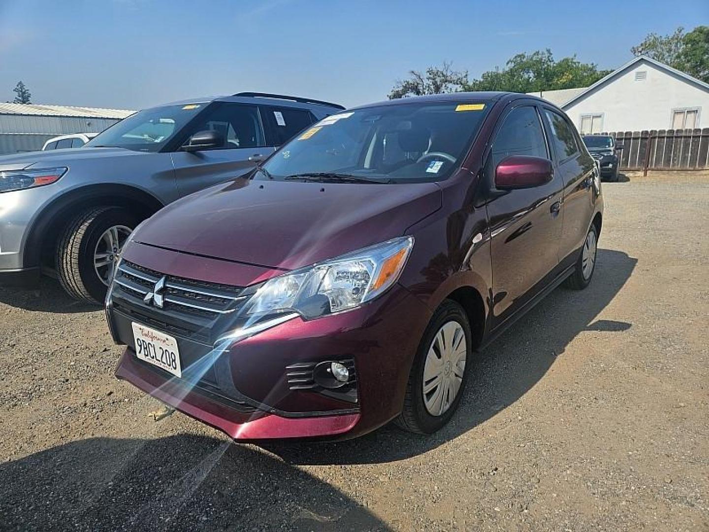 2022 DK PURPLE Mitsubishi Mirage (ML32AUHJXNH) with an 3-Cyl 1.2 Liter engine, Automatic CVT transmission, located at 246 E Walker St., Orland, 95963, (530) 865-5800, 39.747589, -122.178398 - Photo#2